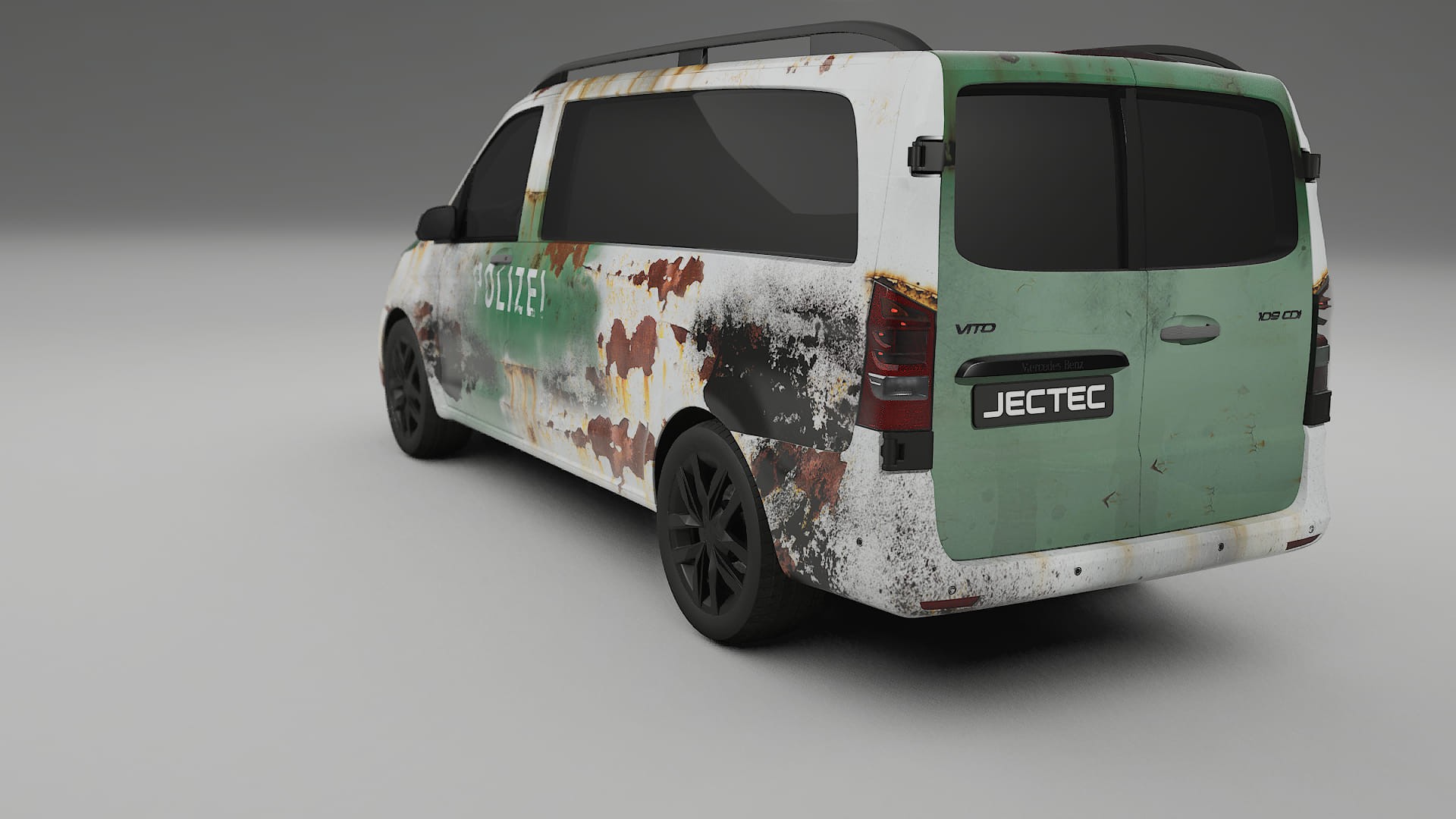 Mercedes Vito Short W447 prefacelift COBRA 11 – Designový Wrap PPF Fólie na auto - tisknutelný polyuretan