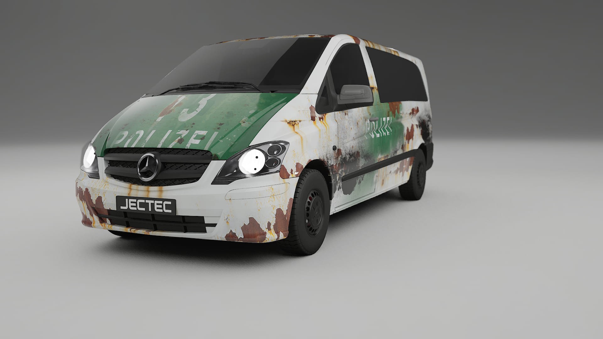 Mercedes Vito Short W639 facelift COBRA 11 – Designový Wrap PPF Fólie na auto - tisknutelný polyuretan