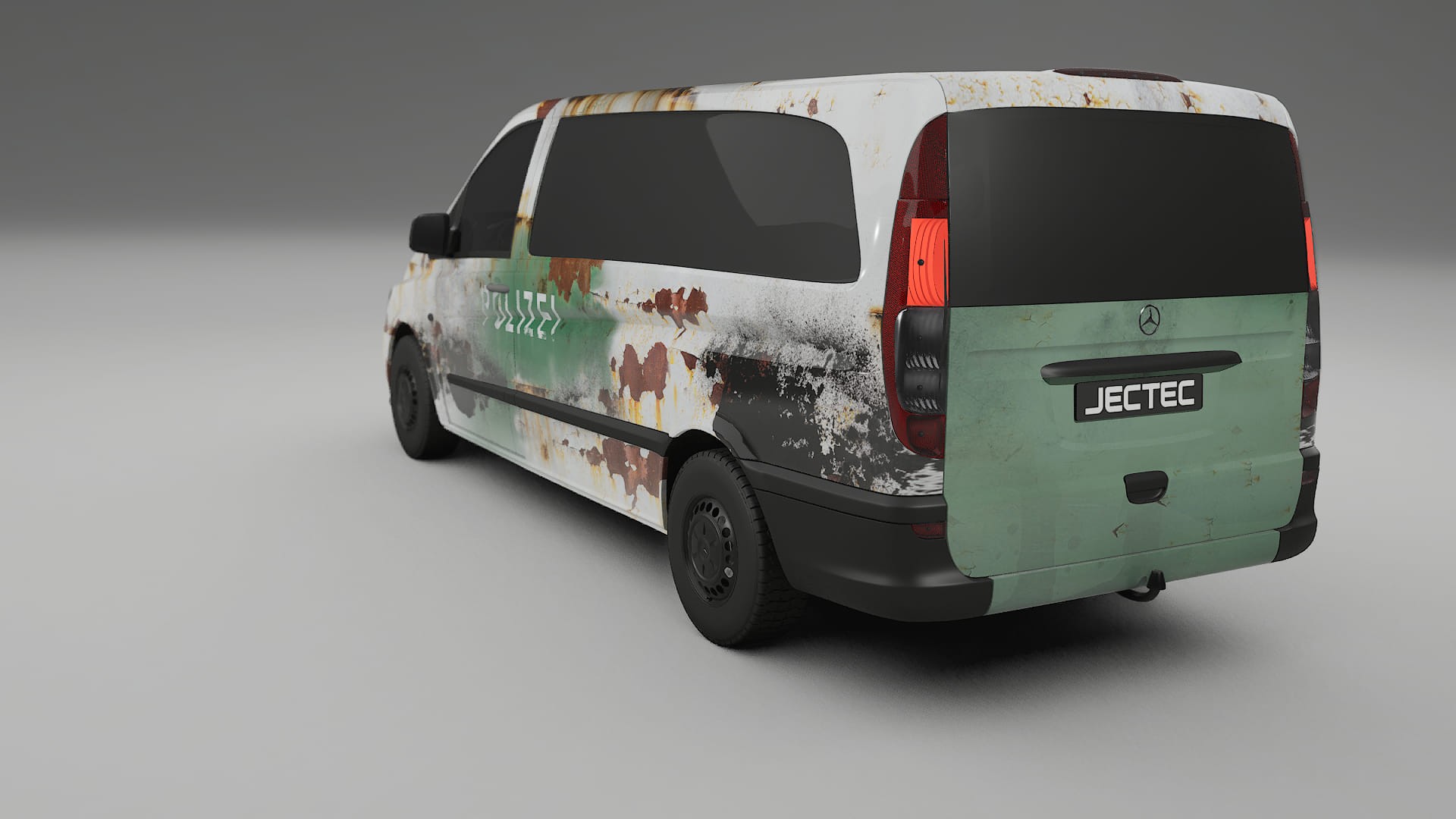 Mercedes Vito Short W639 facelift COBRA 11 – Designový Wrap PPF Fólie na auto - tisknutelný polyuretan