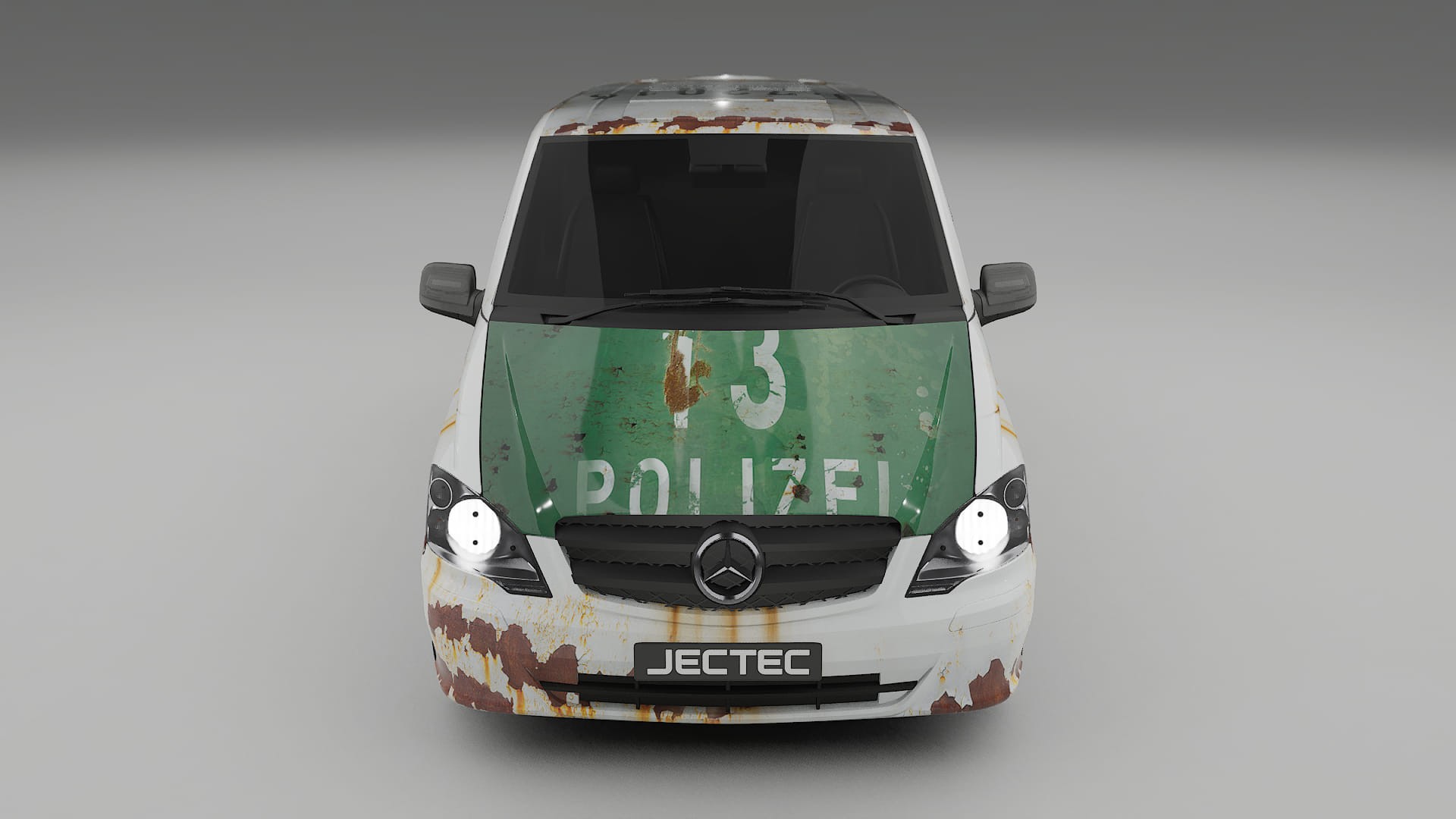 Mercedes Vito Short W639 facelift COBRA 11 – Designový Wrap PPF Fólie na auto - tisknutelný polyuretan
