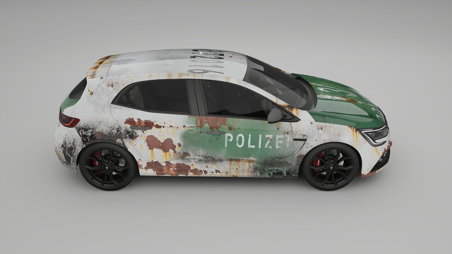 Renault Megane RS IV COBRA 11 – Designový Wrap PPF Fólie na auto - tisknutelný polyuretan