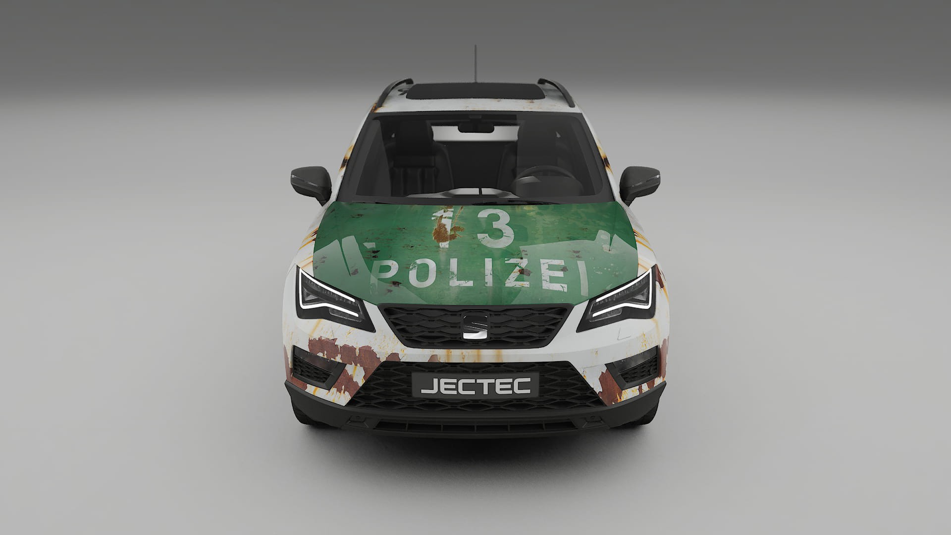 Seat Ateca KH7 COBRA 11 – Designový Wrap PPF Fólie na auto - tisknutelný polyuretan