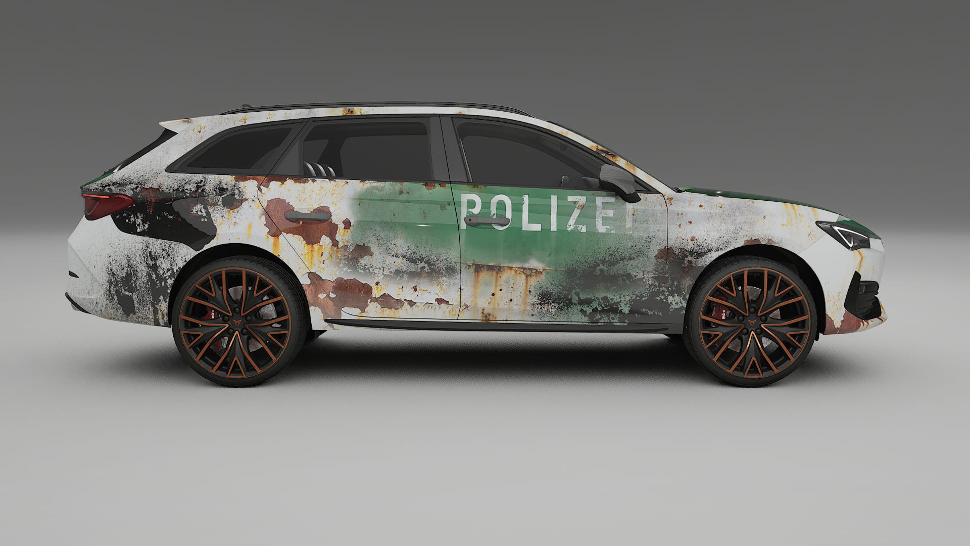 Seat Leon Cupra KL COBRA 11 – Designový Wrap PPF Fólie na auto - tisknutelný polyuretan