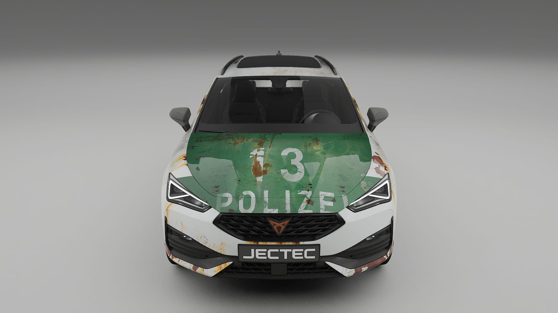 Seat Leon Cupra KL COBRA 11 – Designový Wrap PPF Fólie na auto - tisknutelný polyuretan