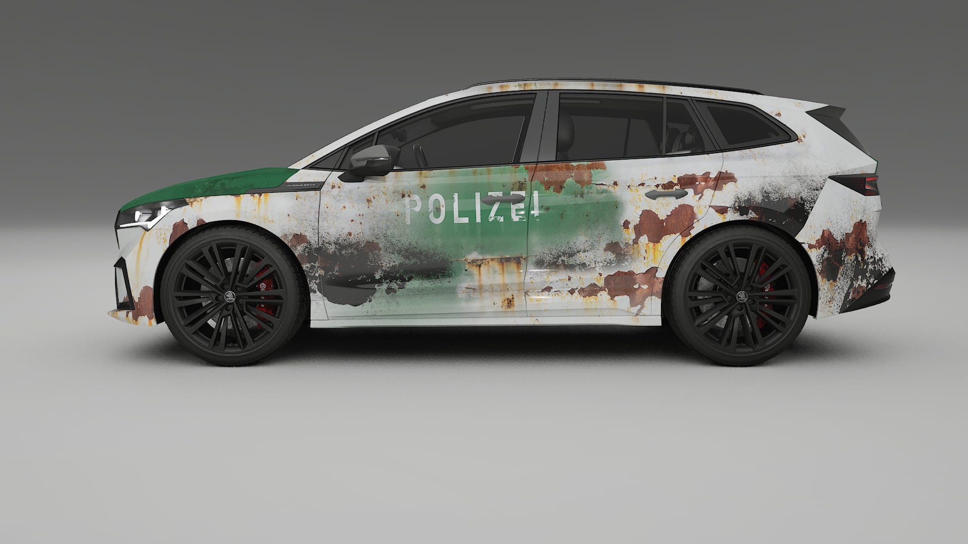 Škoda Enyaq MEB COBRA 11 – Designový Wrap PPF Fólie na auto - tisknutelný polyuretan