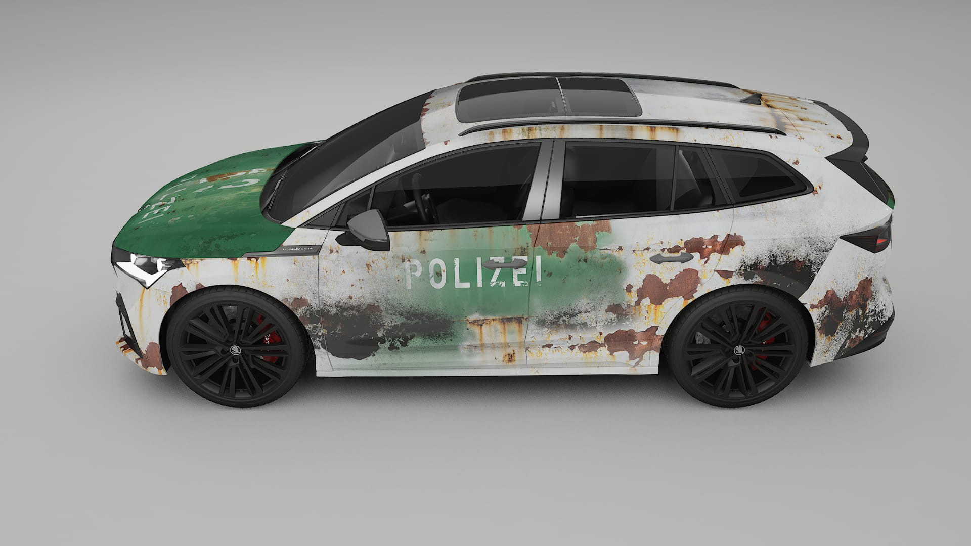 Škoda Enyaq MEB COBRA 11 – Designový Wrap PPF Fólie na auto - tisknutelný polyuretan