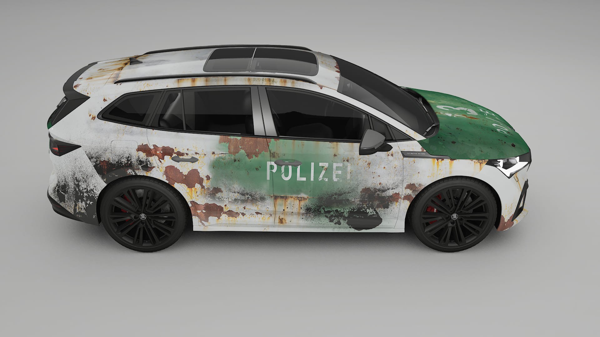 Škoda Enyaq MEB COBRA 11 – Designový Wrap PPF Fólie na auto - tisknutelný polyuretan