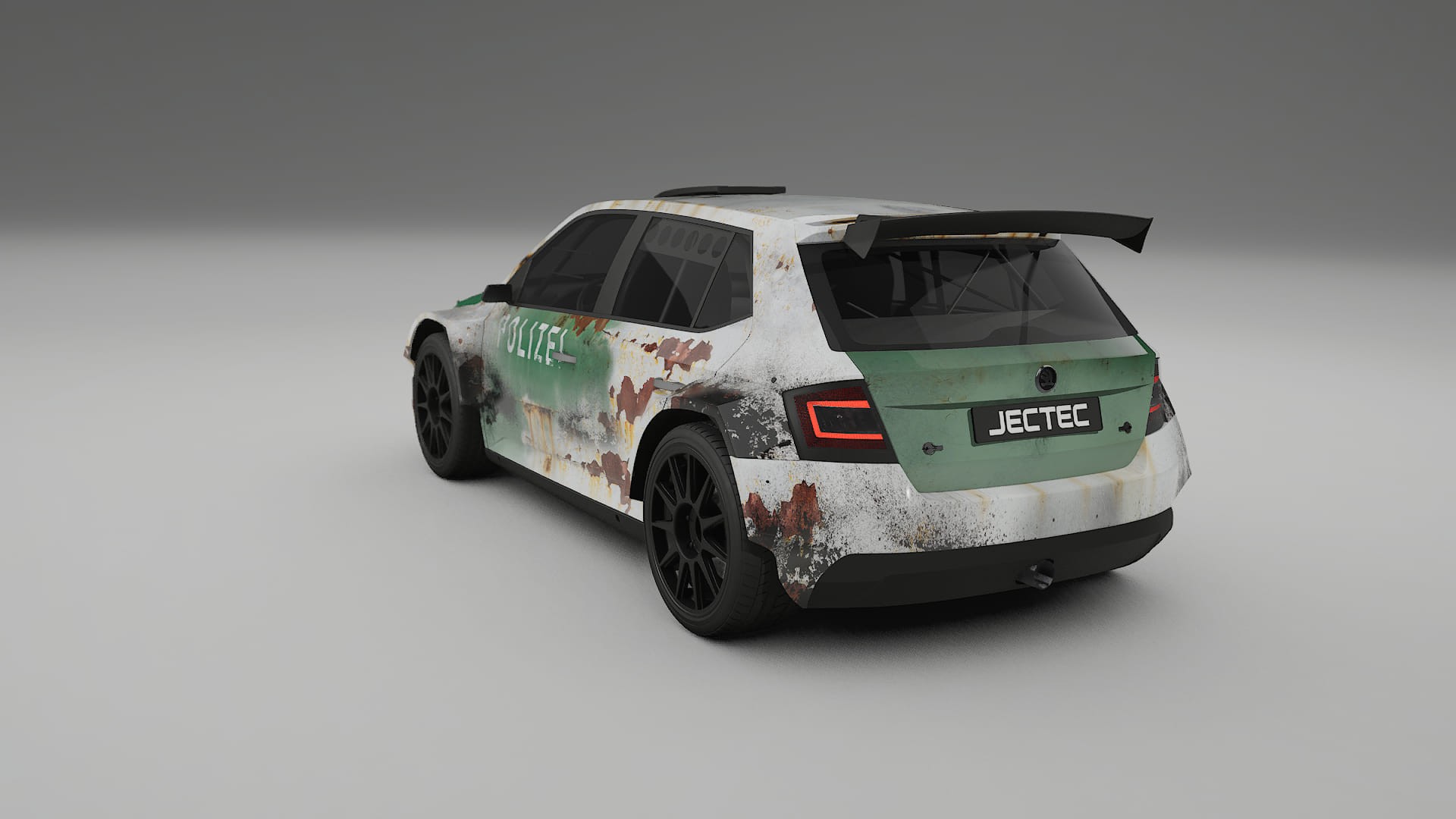 Škoda Fabia R5 6V COBRA 11 – Designový Wrap PPF Fólie na auto - tisknutelný polyuretan