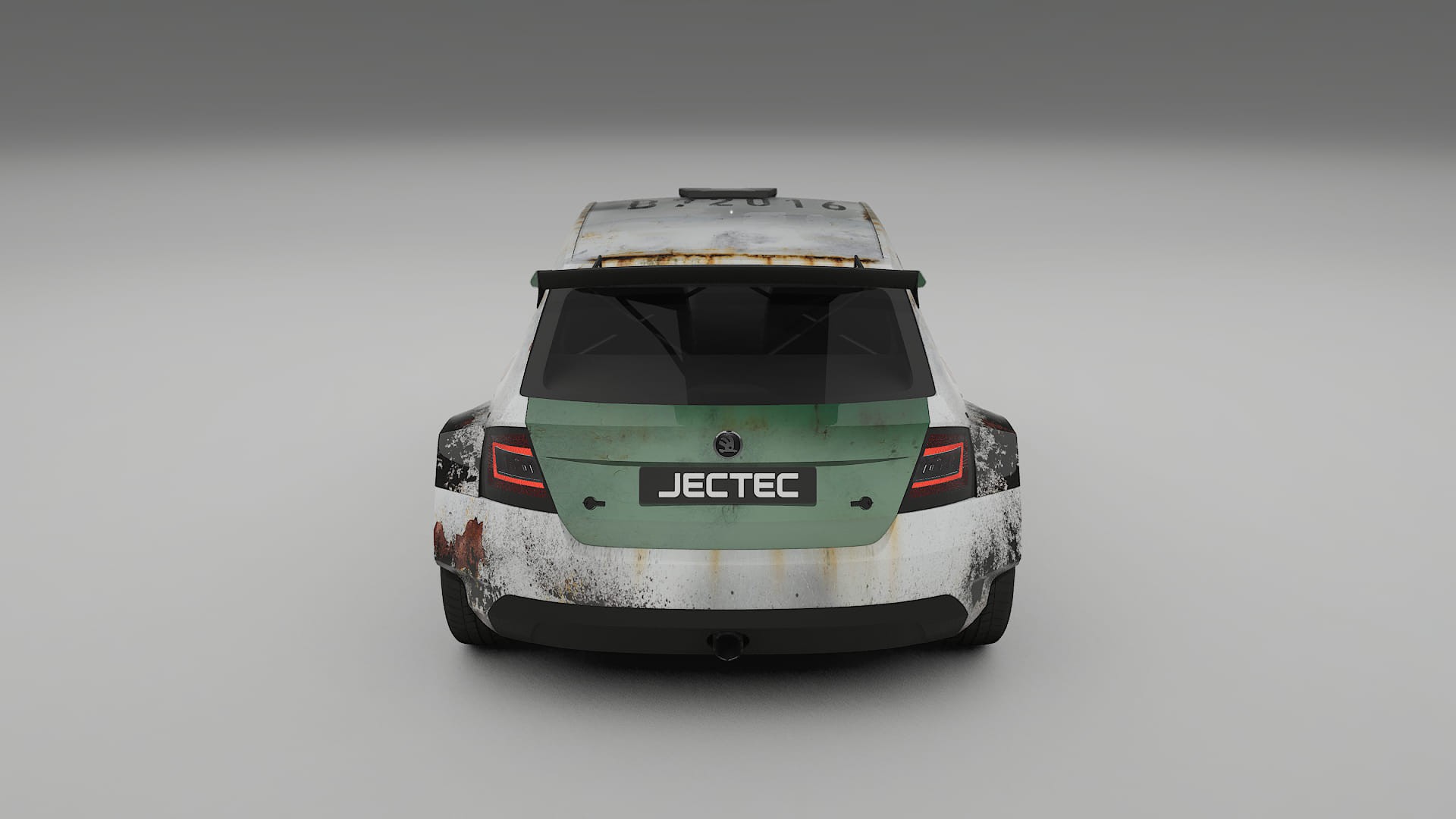 Škoda Fabia R5 6V COBRA 11 – Designový Wrap PPF Fólie na auto - tisknutelný polyuretan