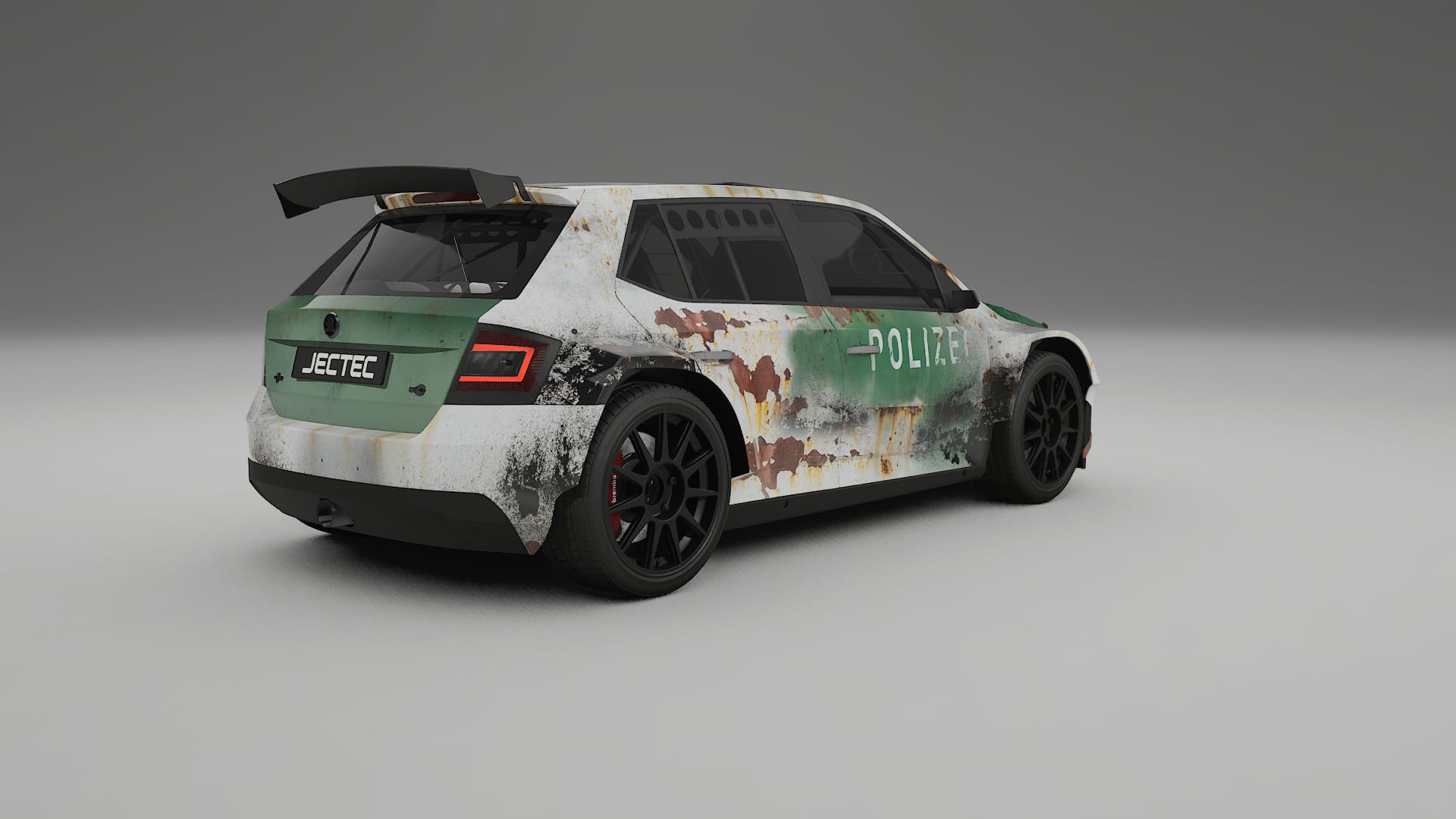 Škoda Fabia R5 6V COBRA 11 – Designový Wrap PPF Fólie na auto - tisknutelný polyuretan