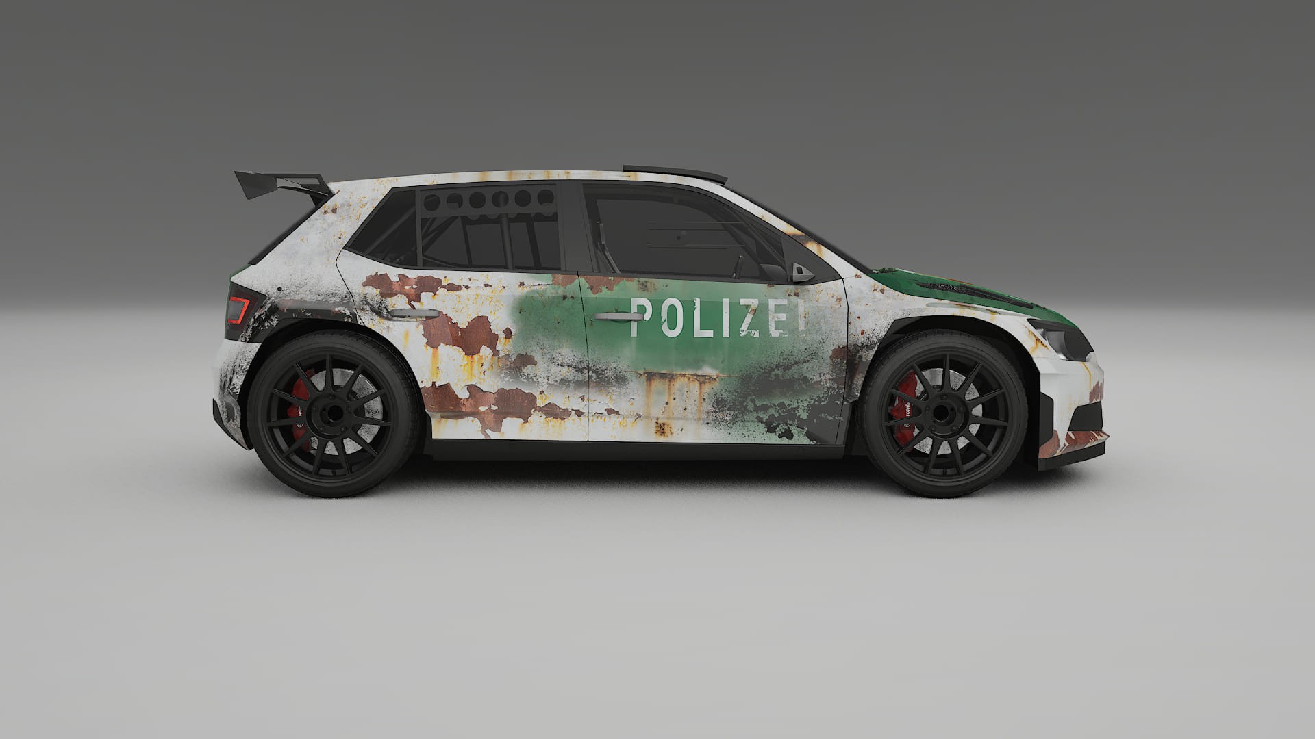 Škoda Fabia R5 6V COBRA 11 – Designový Wrap PPF Fólie na auto - tisknutelný polyuretan