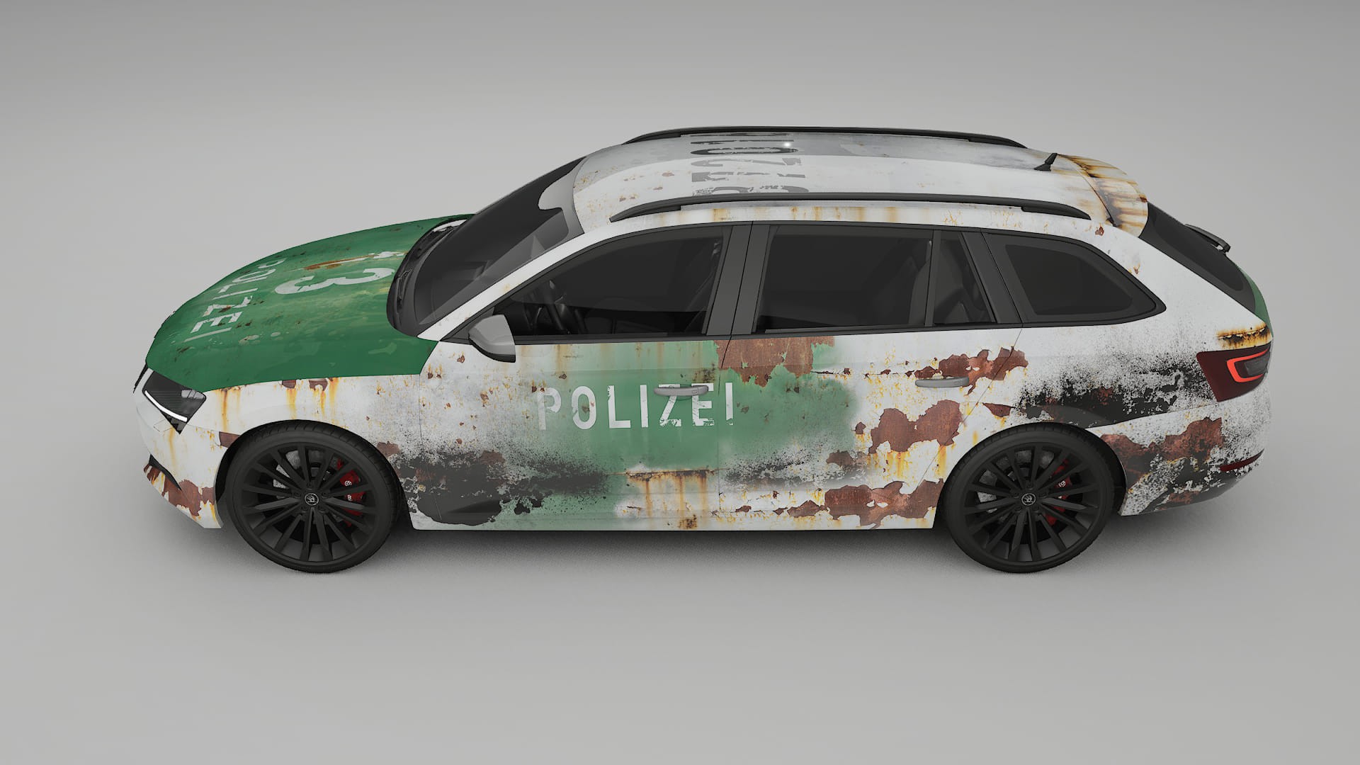 Škoda Superb B8 COBRA 11 – Designový Wrap PPF Fólie na auto - tisknutelný polyuretan