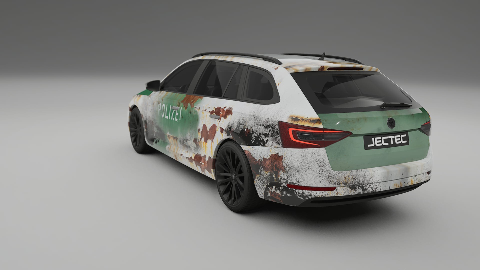 Škoda Superb B8 COBRA 11 – Designový Wrap PPF Fólie na auto - tisknutelný polyuretan