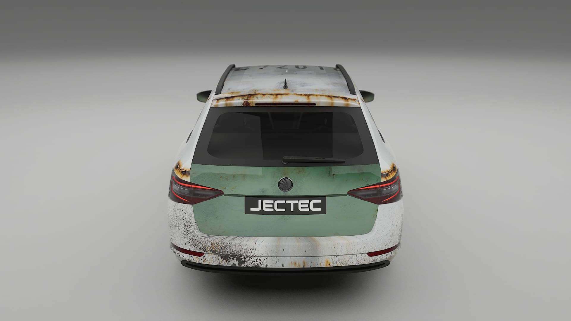 Škoda Superb B8 COBRA 11 – Designový Wrap PPF Fólie na auto - tisknutelný polyuretan
