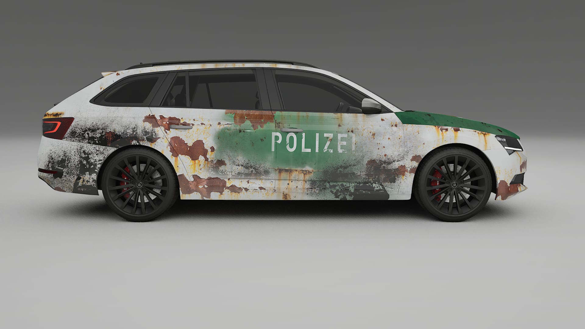 Škoda Superb B8 COBRA 11 – Designový Wrap PPF Fólie na auto - tisknutelný polyuretan