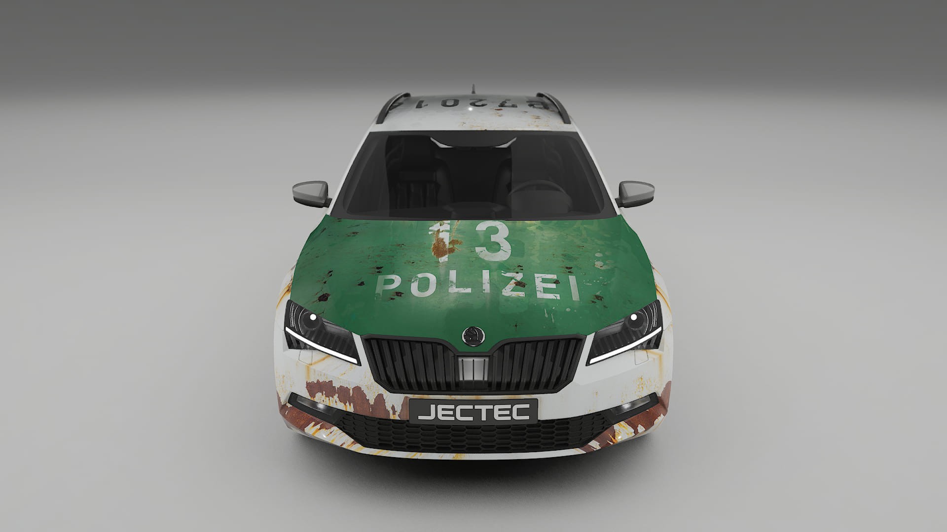 Škoda Superb B8 COBRA 11 – Designový Wrap PPF Fólie na auto - tisknutelný polyuretan