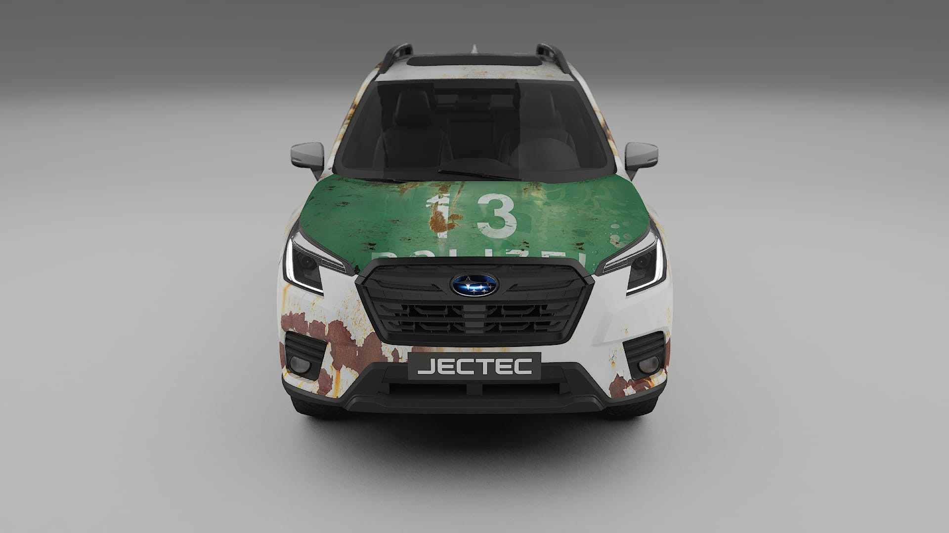 Subaru Forester V SK facelift COBRA 11 – Designový Wrap PPF Fólie na auto - tisknutelný polyuretan