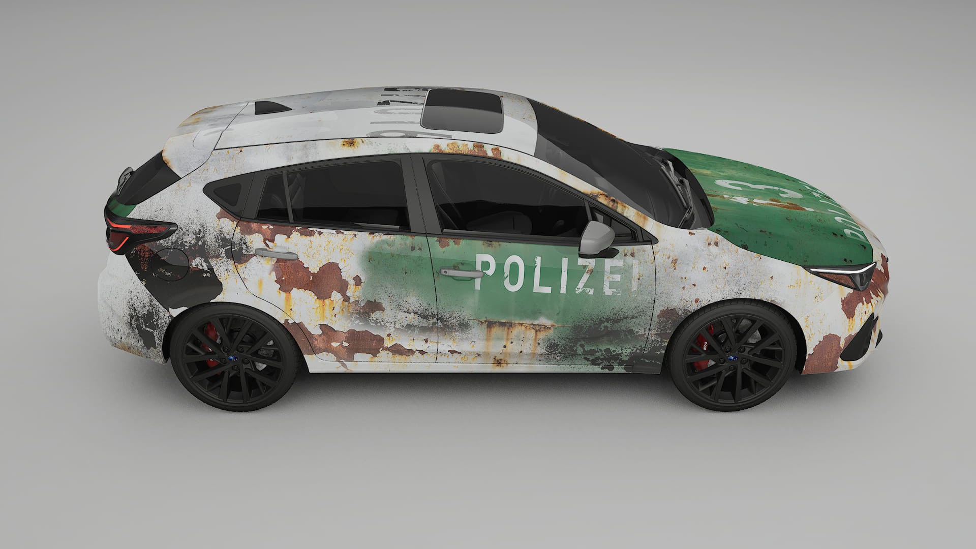 Subaru Impreza GU COBRA 11 – Designový Wrap PPF Fólie na auto - tisknutelný polyuretan