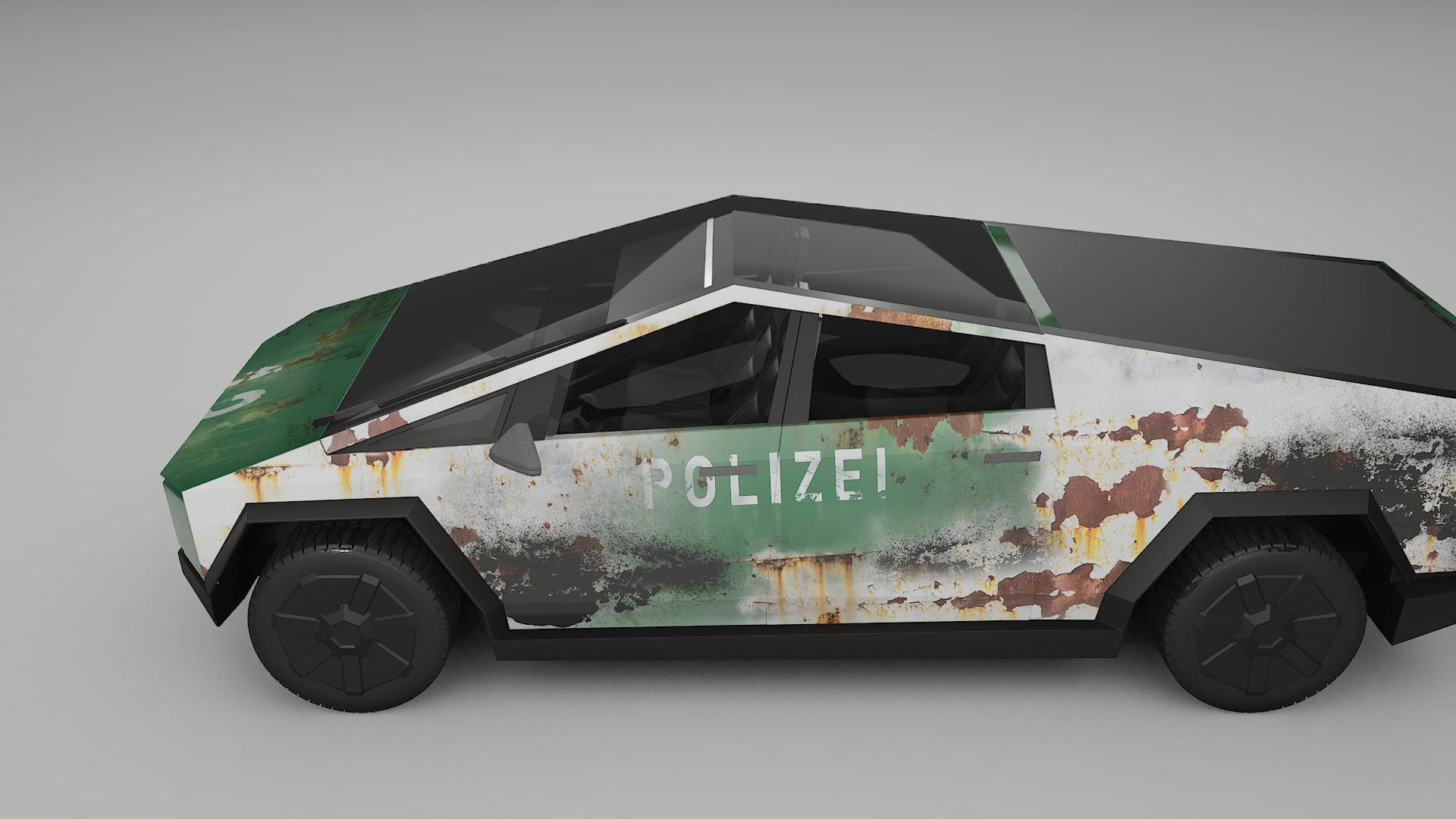 Tesla Cybertruck COBRA 11 – Designový Wrap PPF Fólie na auto - tisknutelný polyuretan