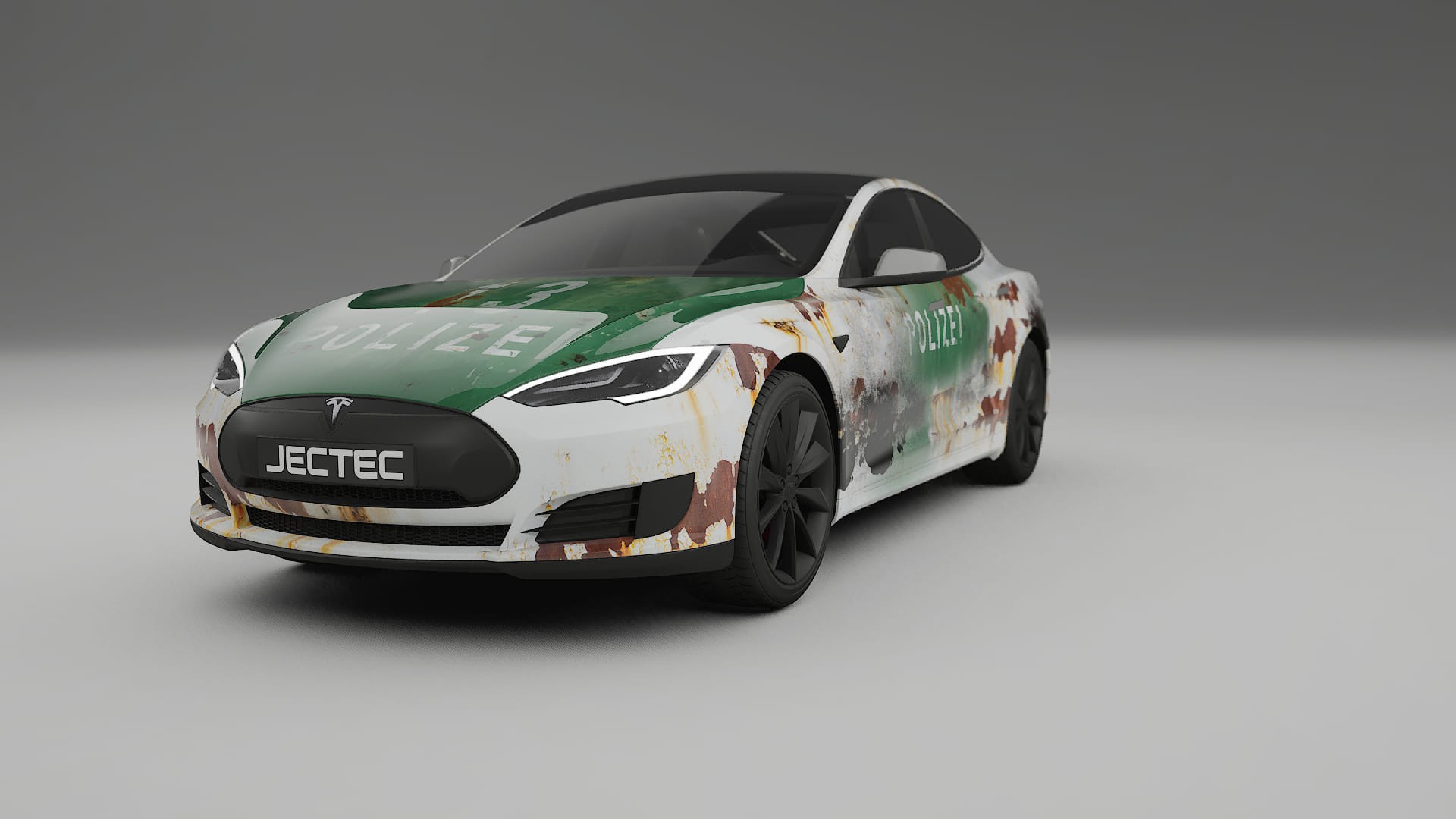 Tesla Model-S COBRA 11 – Designový Wrap PPF Fólie na auto - tisknutelný polyuretan