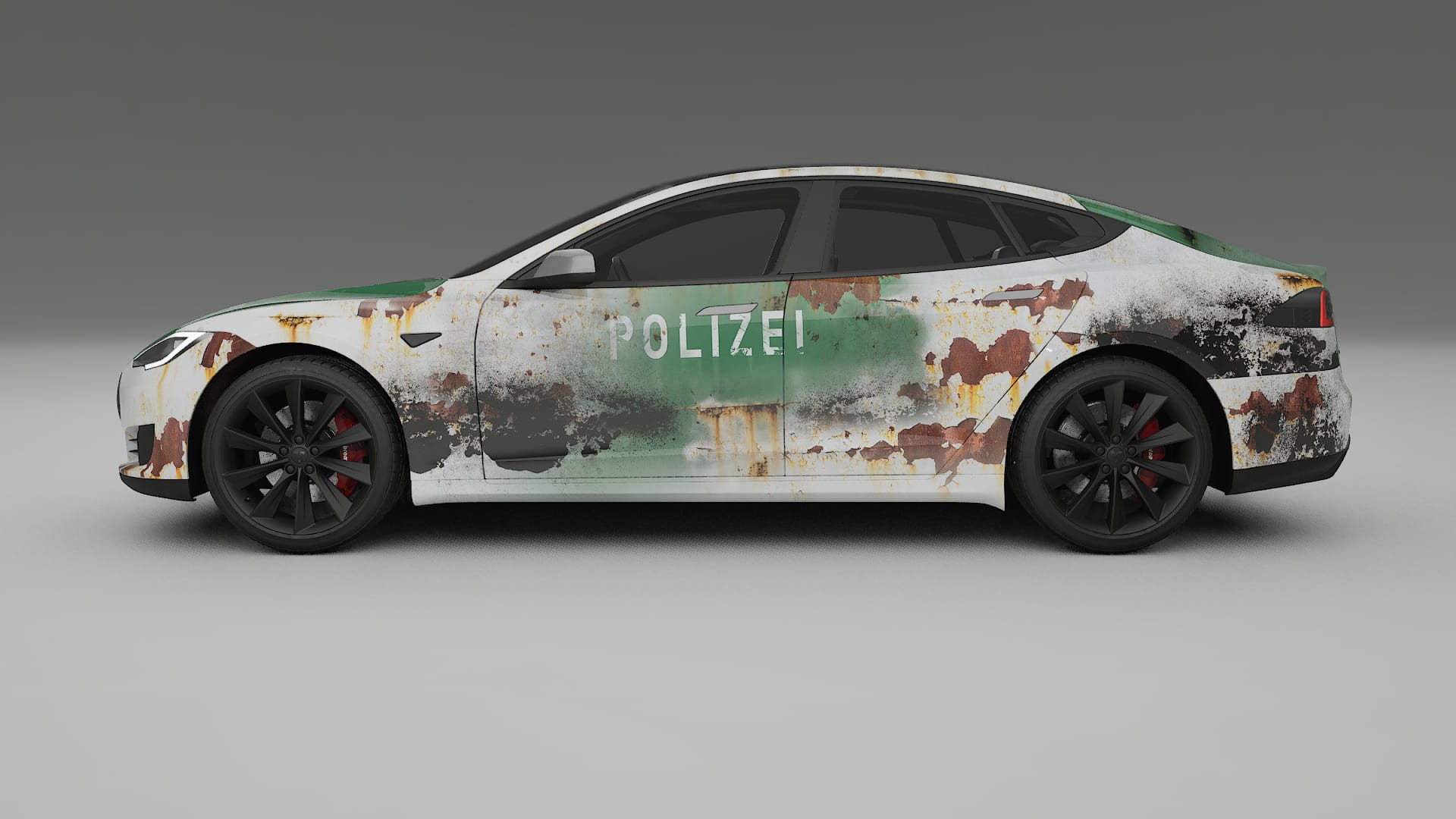 Tesla Model-S COBRA 11 – Designový Wrap PPF Fólie na auto - tisknutelný polyuretan
