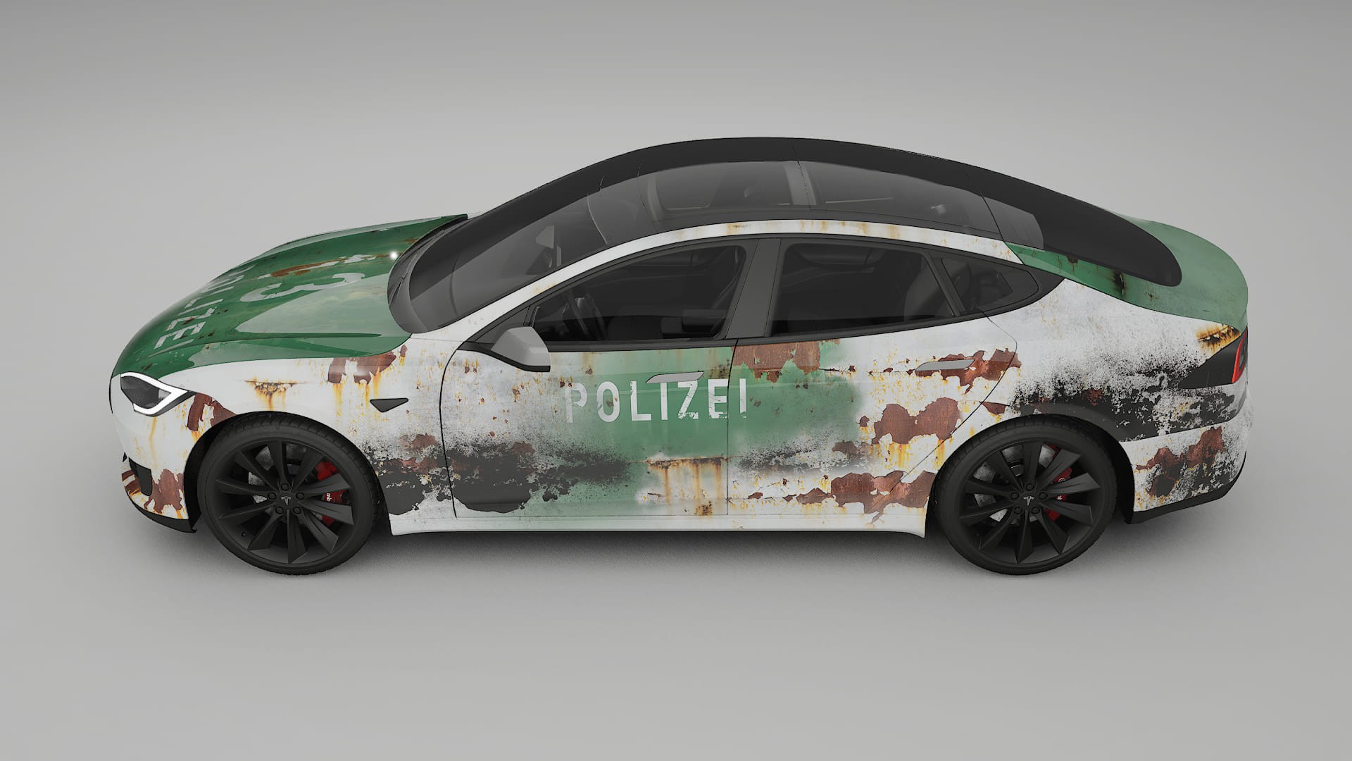 Tesla Model-S COBRA 11 – Designový Wrap PPF Fólie na auto - tisknutelný polyuretan