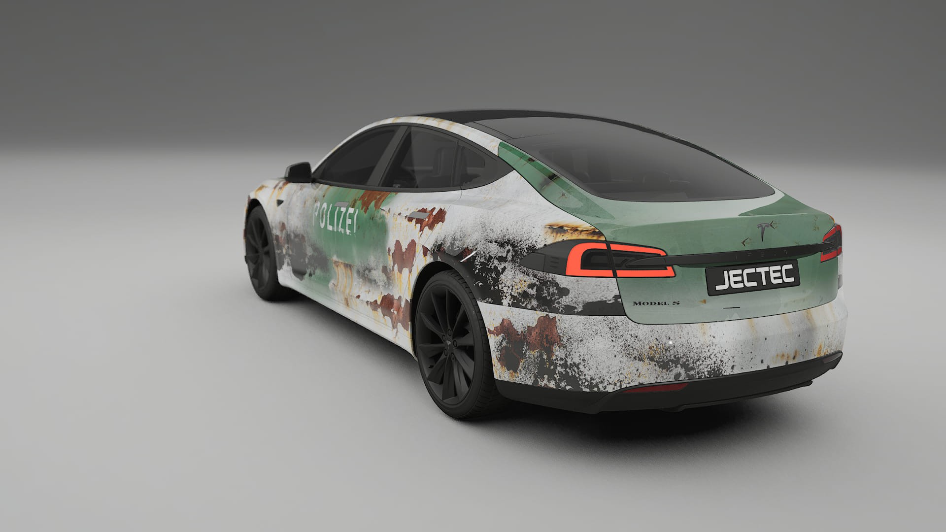 Tesla Model-S COBRA 11 – Designový Wrap PPF Fólie na auto - tisknutelný polyuretan