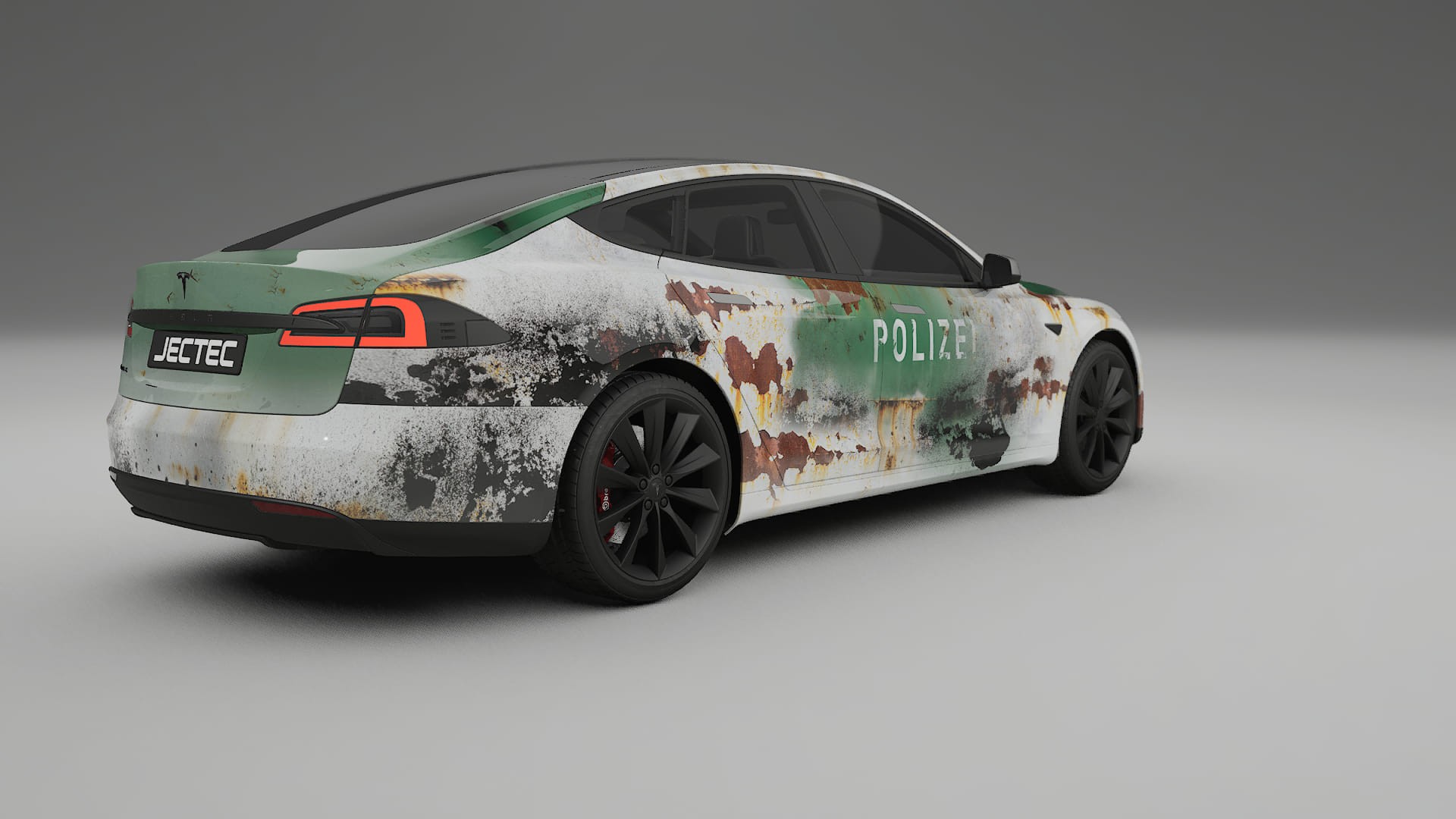 Tesla Model-S COBRA 11 – Designový Wrap PPF Fólie na auto - tisknutelný polyuretan