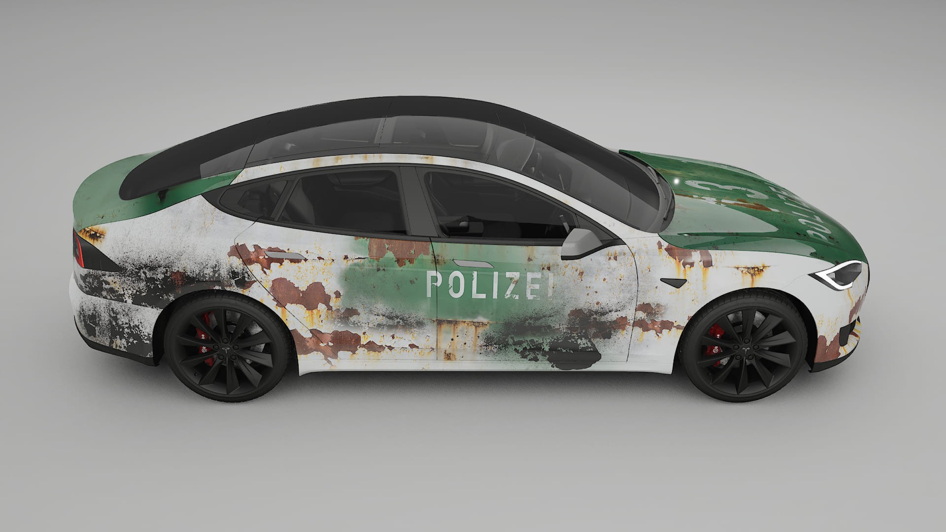 Tesla Model-S COBRA 11 – Designový Wrap PPF Fólie na auto - tisknutelný polyuretan