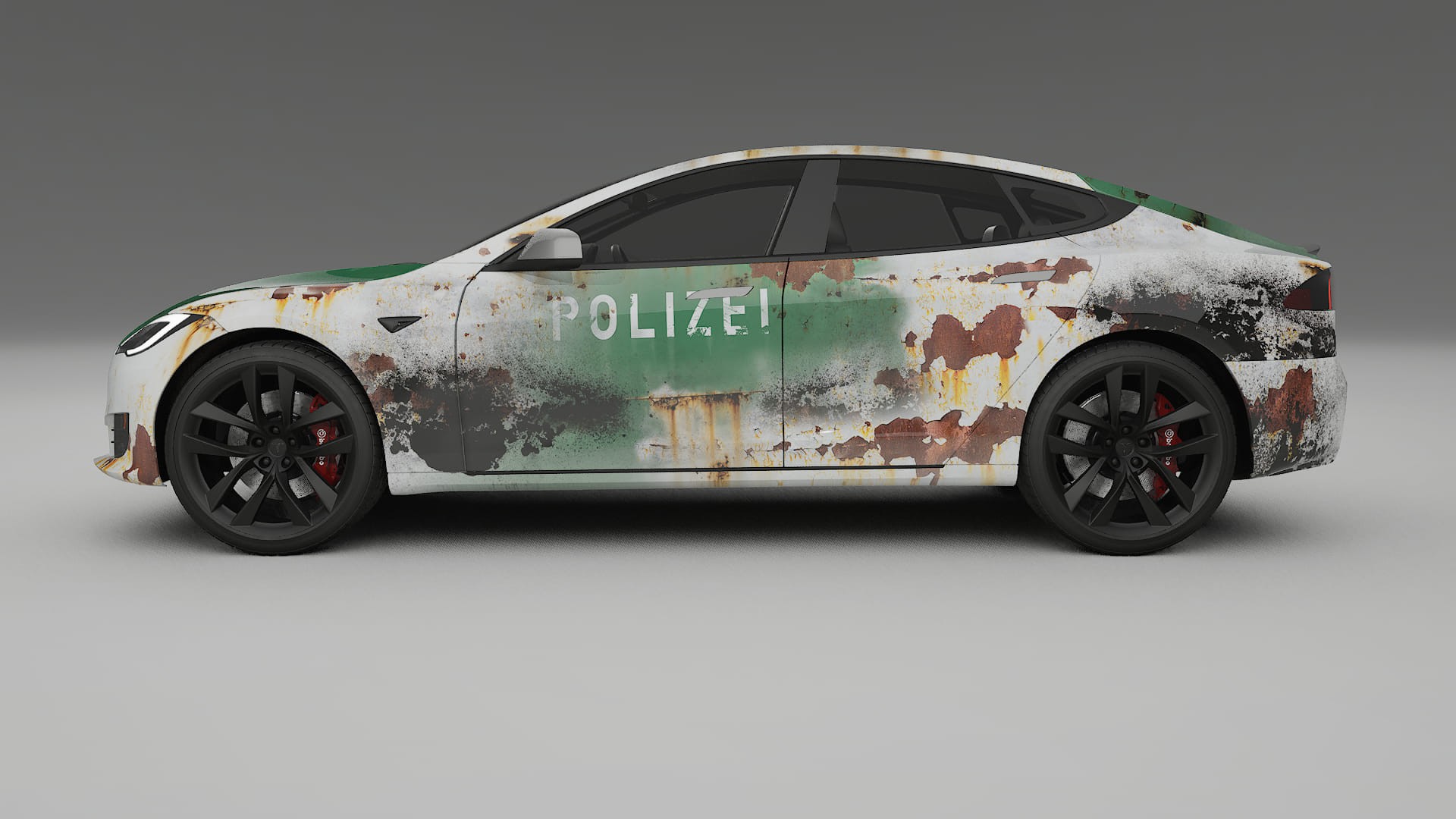 Tesla Model-S Refresh COBRA 11 – Designový Wrap PPF Fólie na auto - tisknutelný polyuretan
