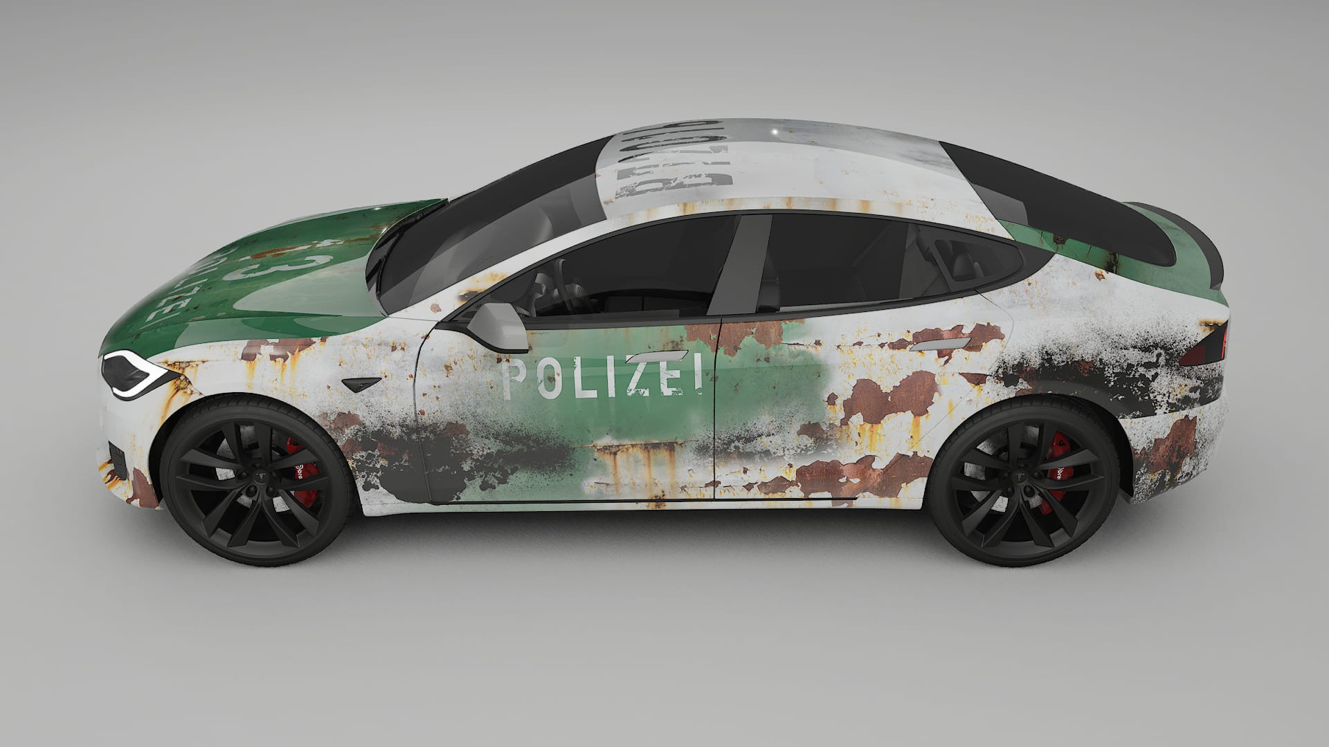 Tesla Model-S Refresh COBRA 11 – Designový Wrap PPF Fólie na auto - tisknutelný polyuretan