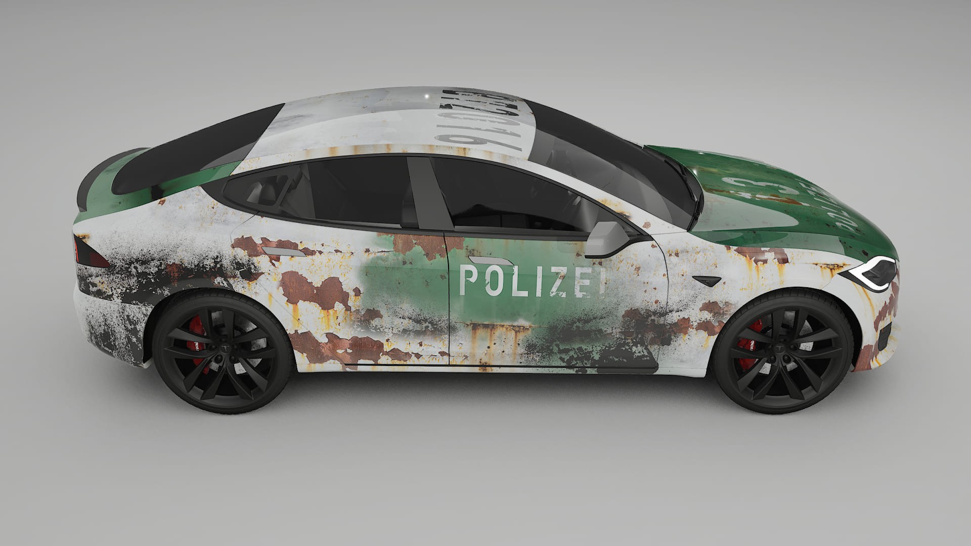 Tesla Model-S Refresh COBRA 11 – Designový Wrap PPF Fólie na auto - tisknutelný polyuretan