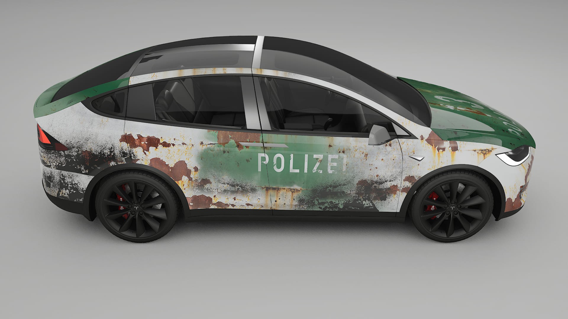 Tesla Model X COBRA 11 – Designový Wrap PPF Fólie na auto - tisknutelný polyuretan