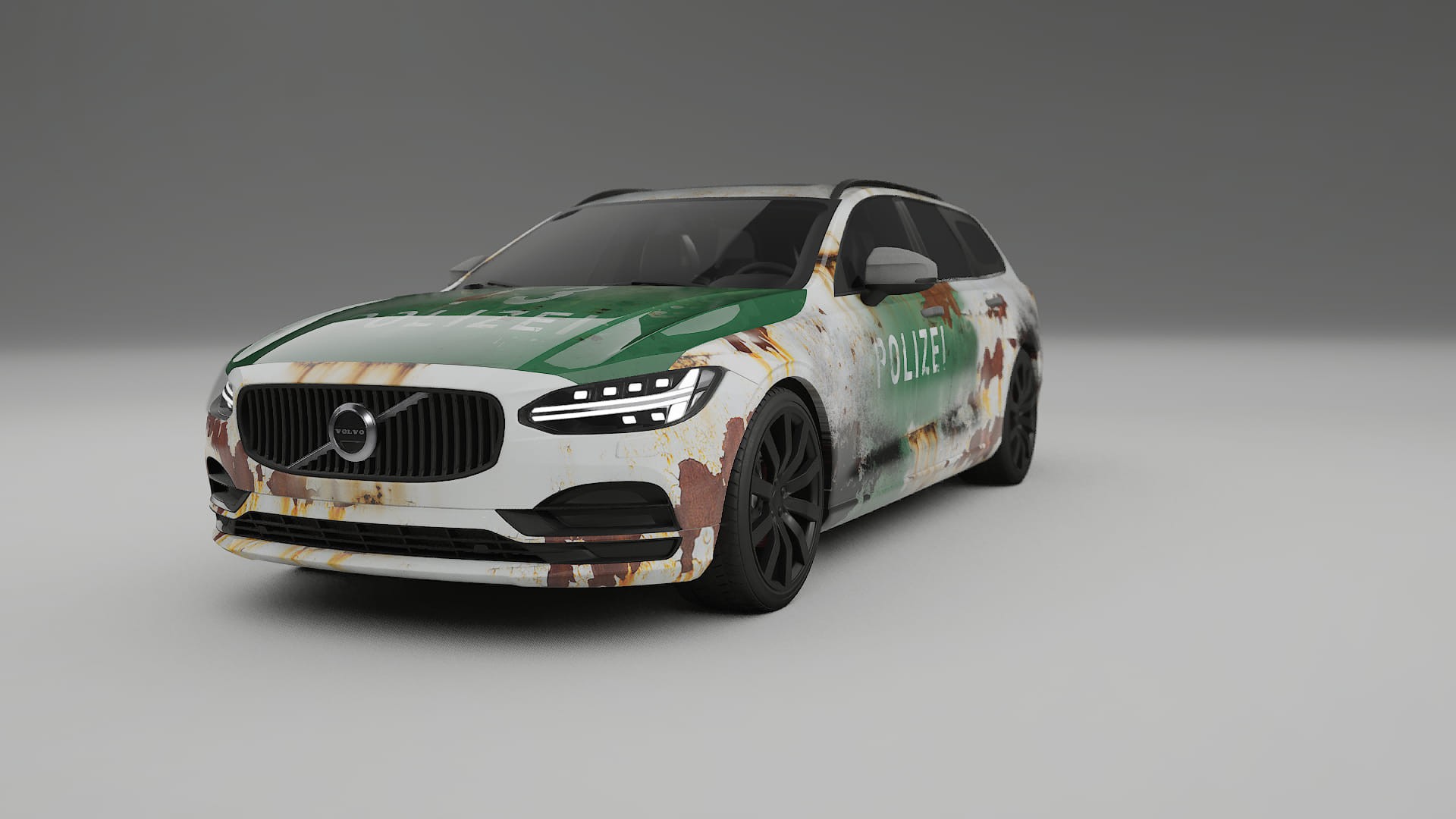 Volvo V90 P5 COBRA 11 – Designový Wrap PPF Fólie na auto - tisknutelný polyuretan