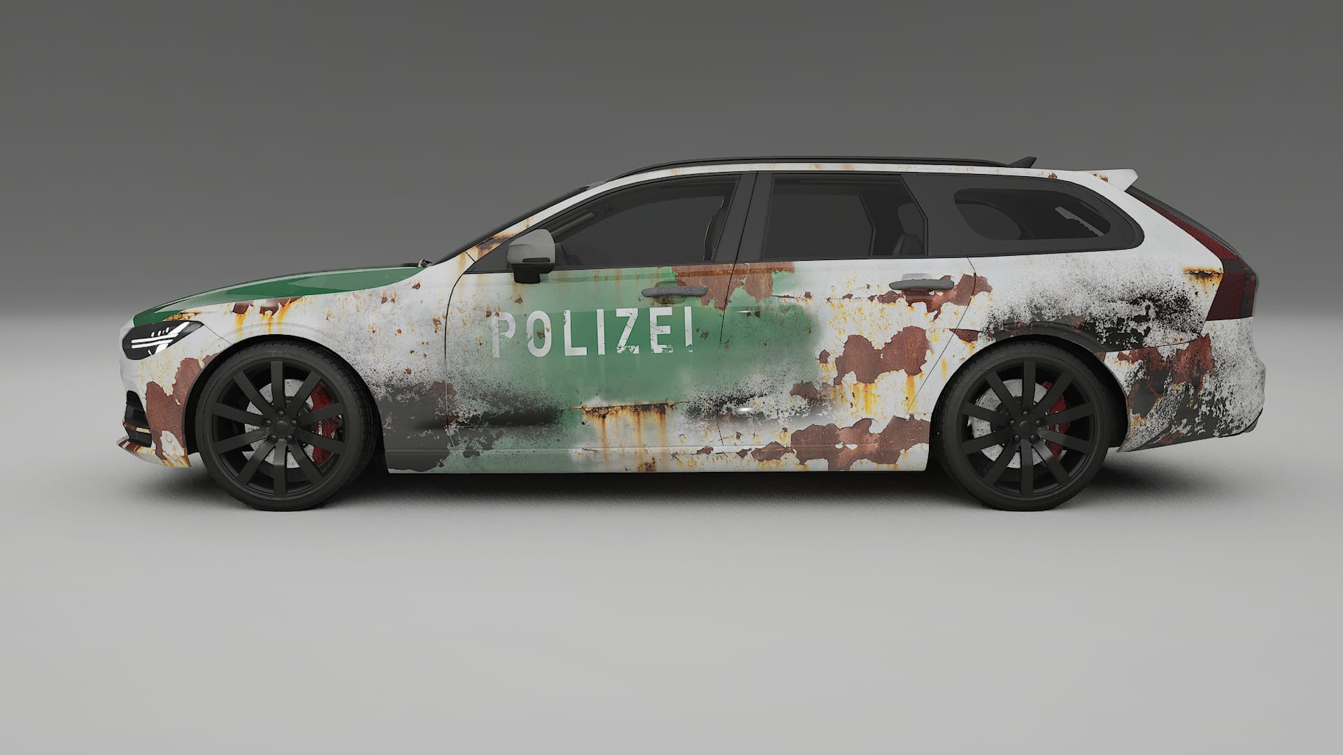 Volvo V90 P5 COBRA 11 – Designový Wrap PPF Fólie na auto - tisknutelný polyuretan