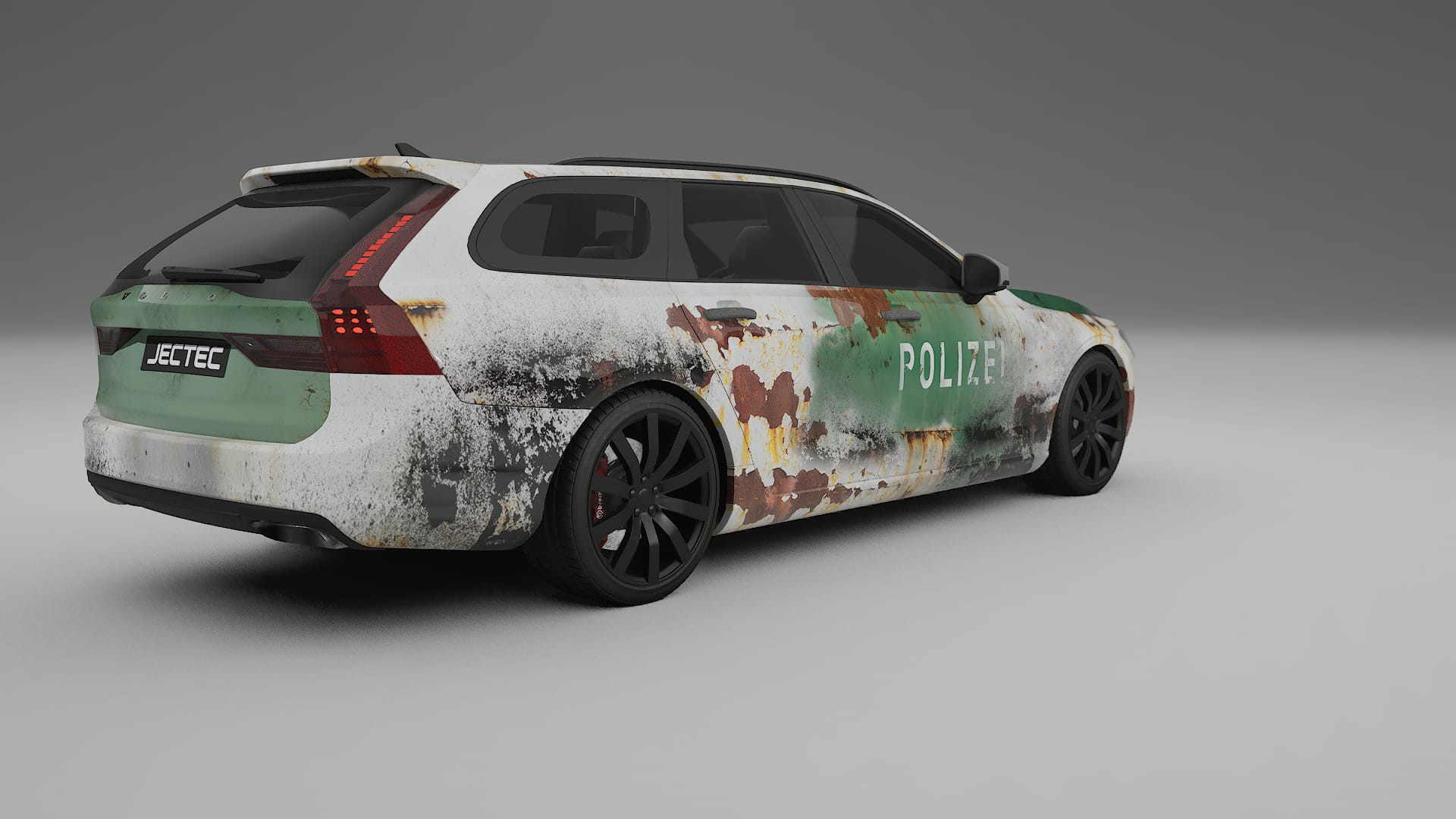 Volvo V90 P5 COBRA 11 – Designový Wrap PPF Fólie na auto - tisknutelný polyuretan