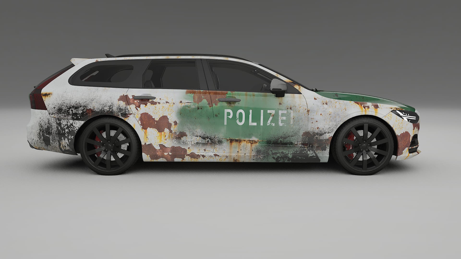 Volvo V90 P5 COBRA 11 – Designový Wrap PPF Fólie na auto - tisknutelný polyuretan