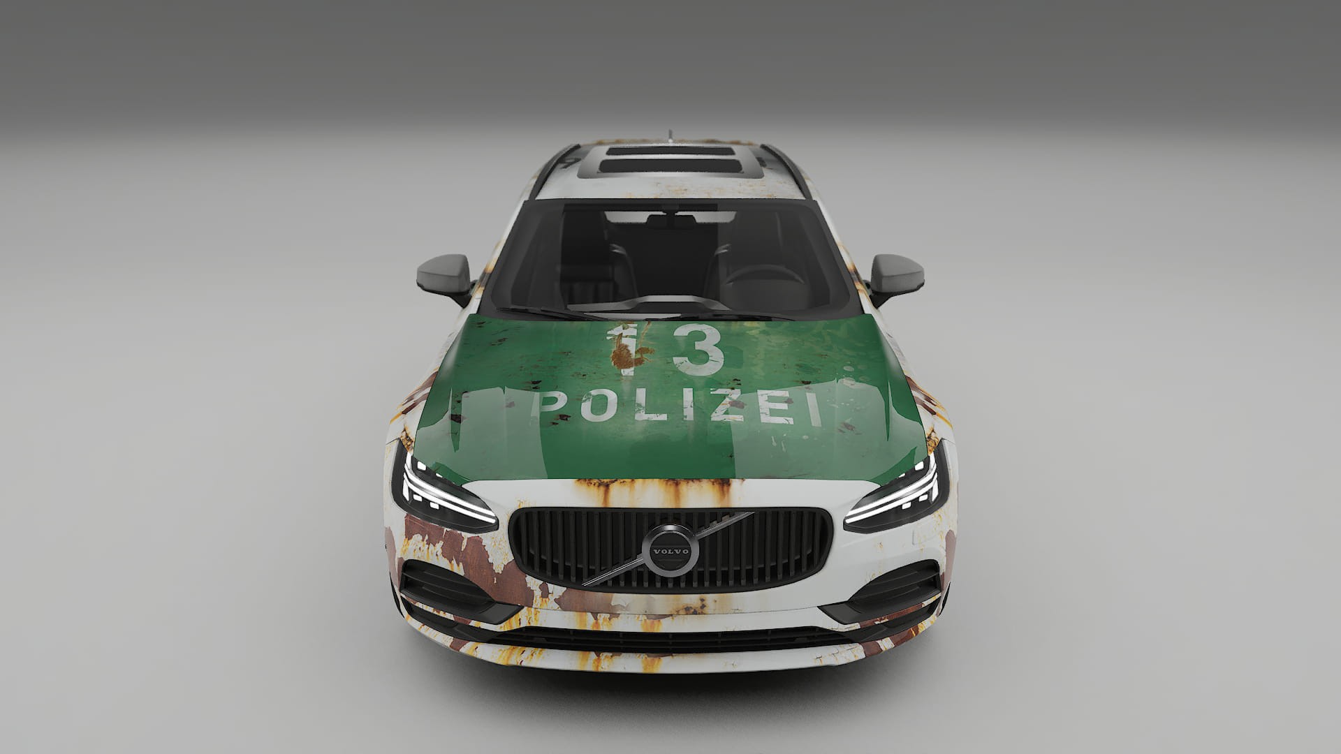 Volvo V90 P5 COBRA 11 – Designový Wrap PPF Fólie na auto - tisknutelný polyuretan