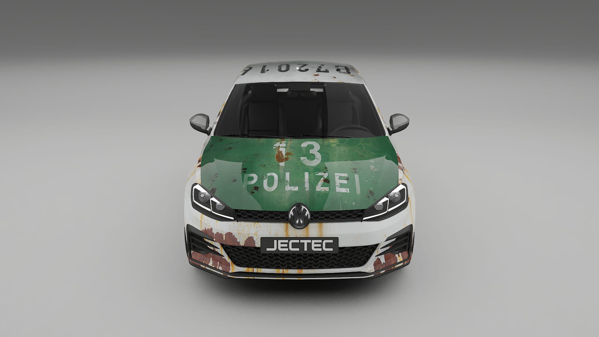 VW Golf Mk7 COBRA 11 – Designový Wrap PPF Fólie na auto - tisknutelný polyuretan