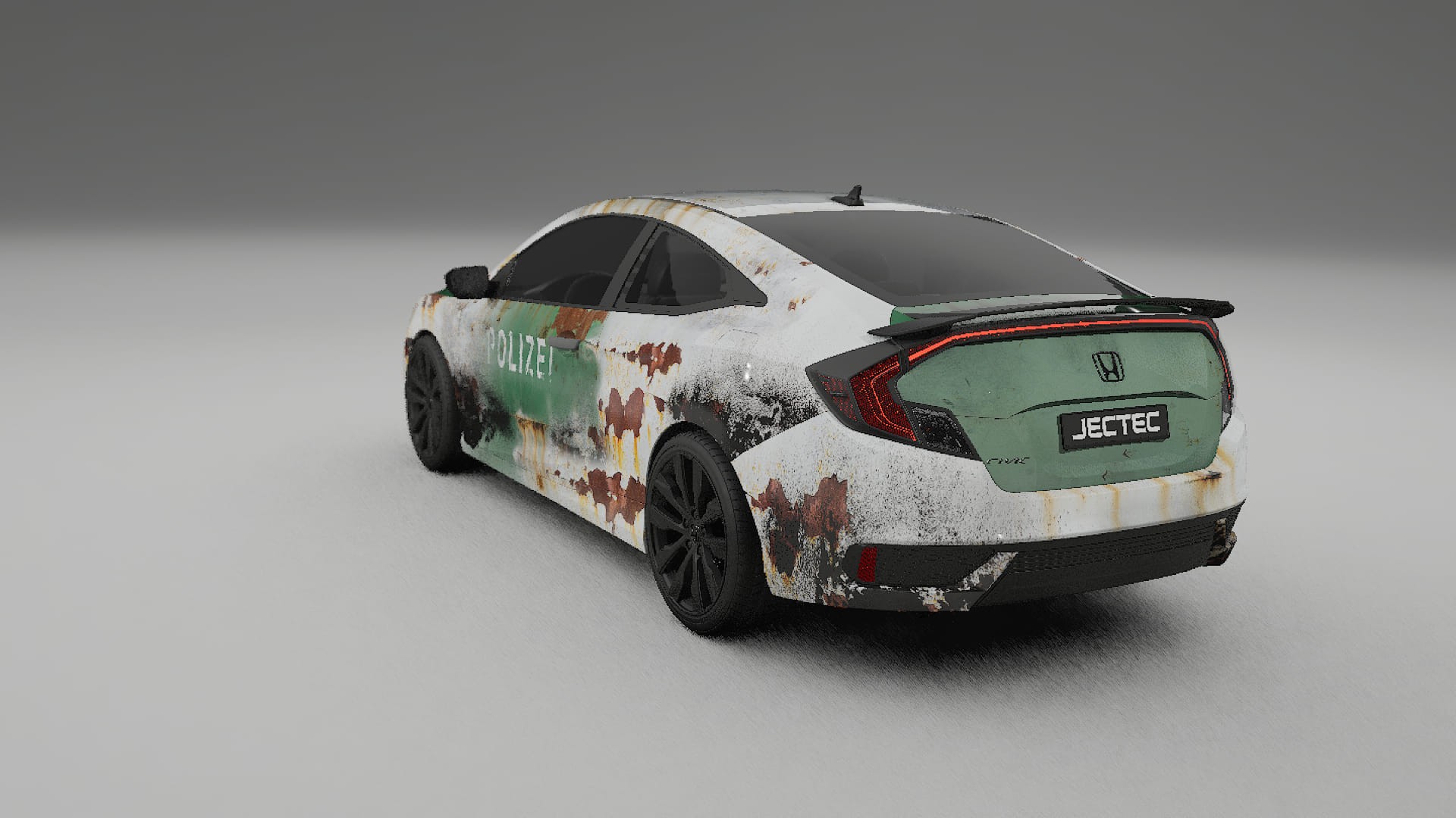Honda Civic coupe prefacelift COBRA 11 – Designový Wrap PPF Fólie na auto - tisknutelný polyuretan