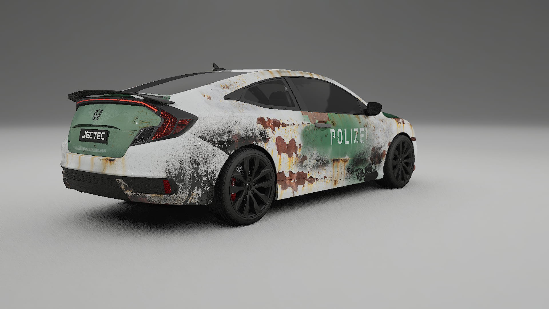 Honda Civic coupe prefacelift COBRA 11 – Designový Wrap PPF Fólie na auto - tisknutelný polyuretan