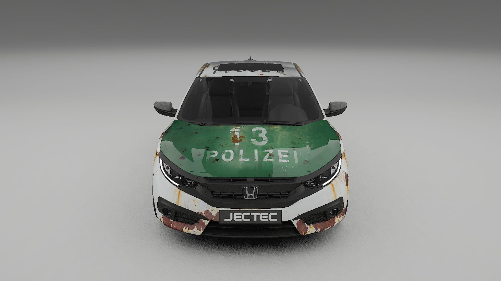Honda Civic coupe prefacelift COBRA 11 – Designový Wrap PPF Fólie na auto - tisknutelný polyuretan