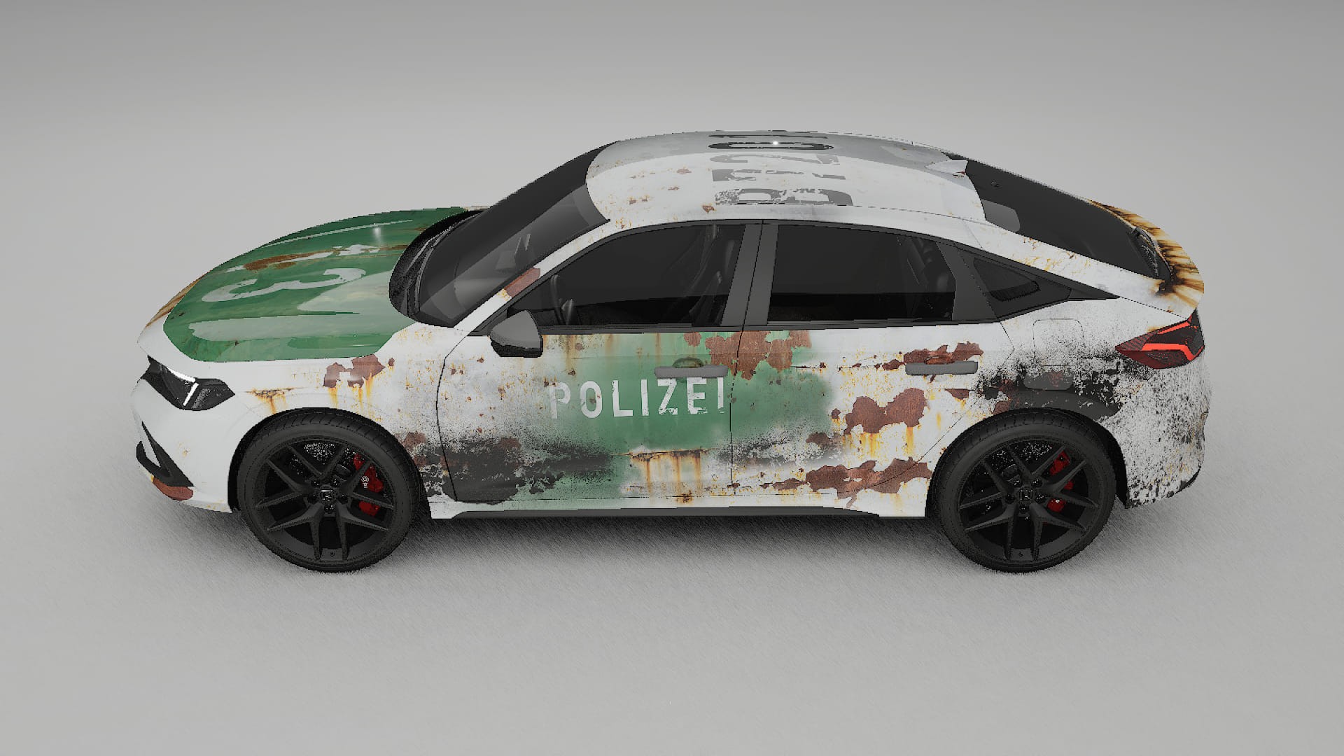 Honda Civic hatchback COBRA 11 – Designový Wrap PPF Fólie na auto - tisknutelný polyuretan