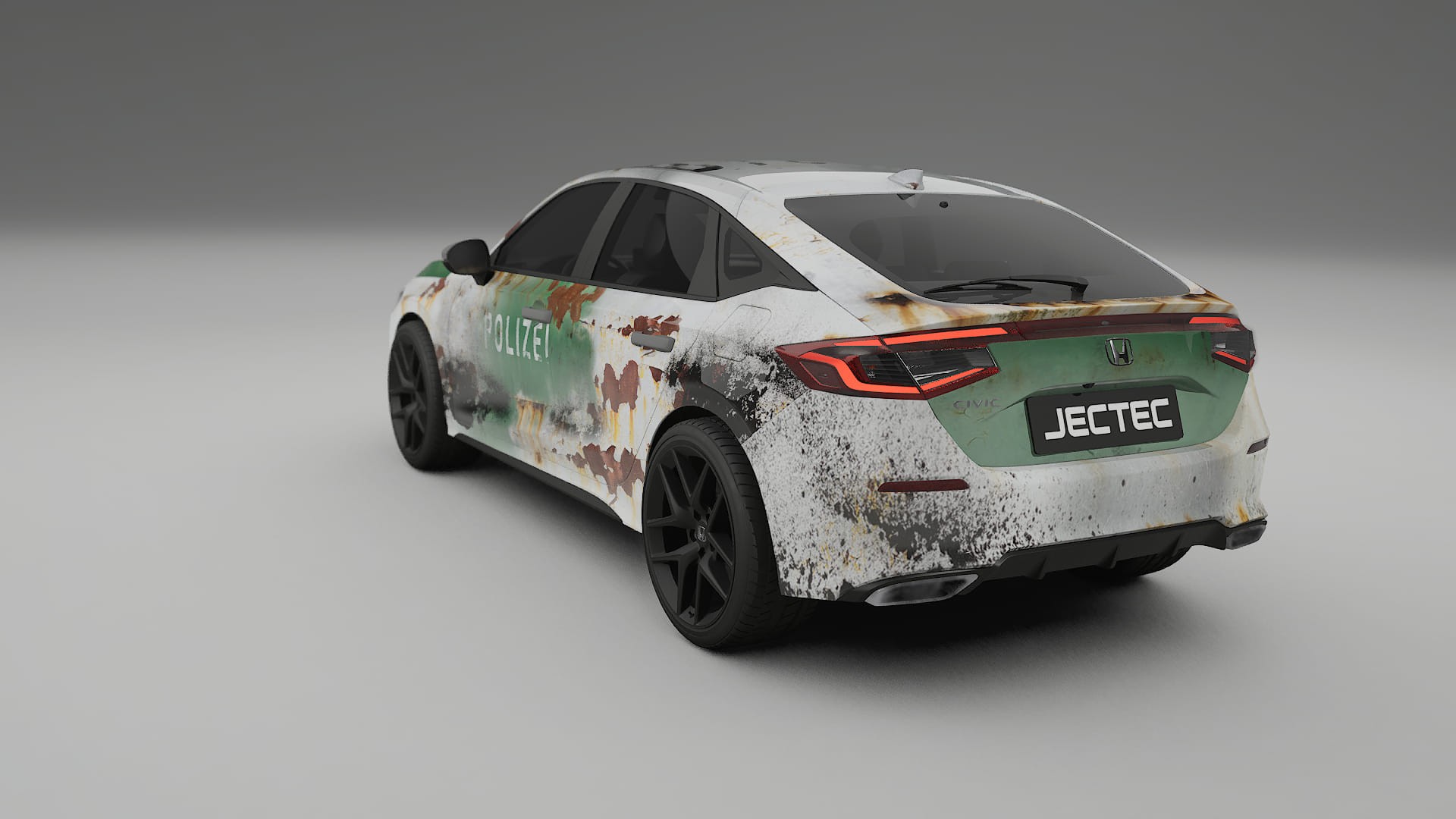 Honda Civic hatchback COBRA 11 – Designový Wrap PPF Fólie na auto - tisknutelný polyuretan