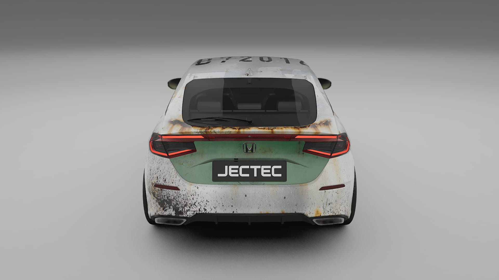 Honda Civic hatchback COBRA 11 – Designový Wrap PPF Fólie na auto - tisknutelný polyuretan