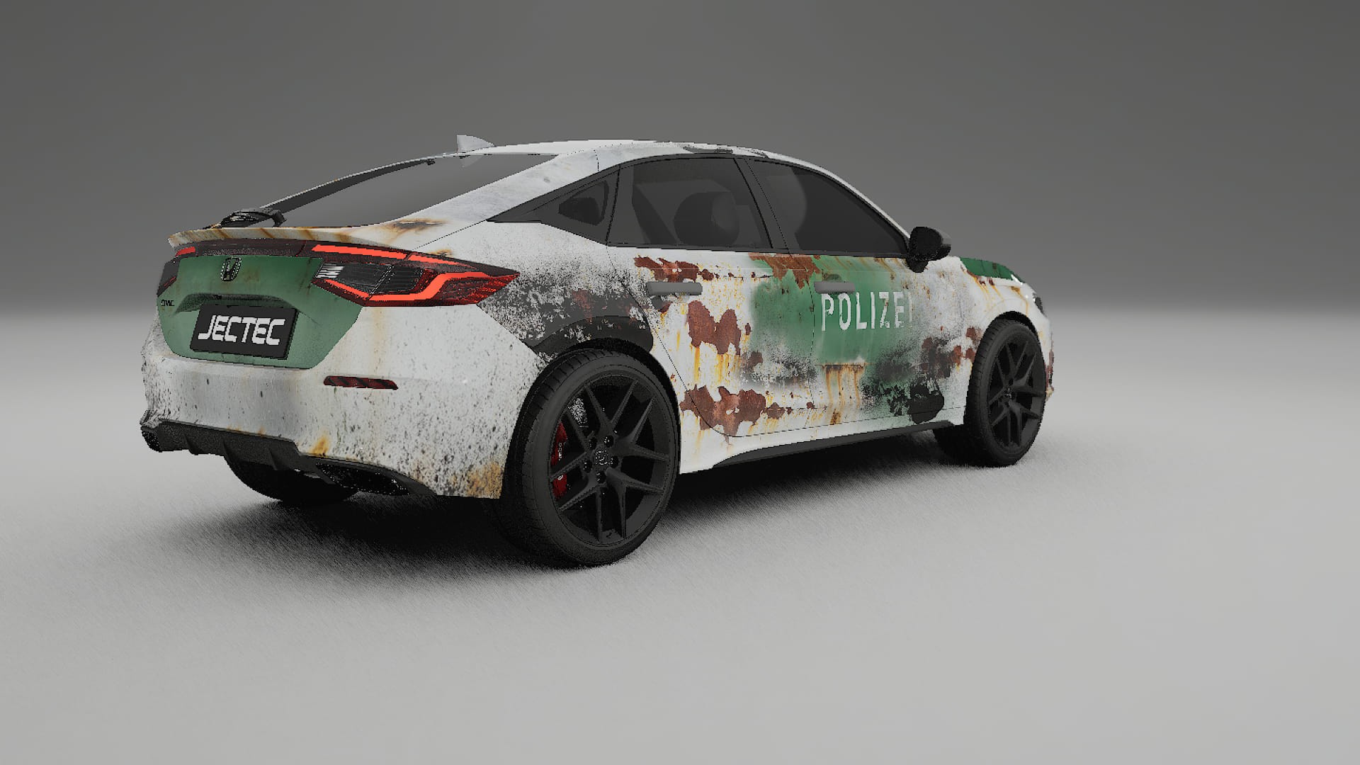 Honda Civic hatchback COBRA 11 – Designový Wrap PPF Fólie na auto - tisknutelný polyuretan