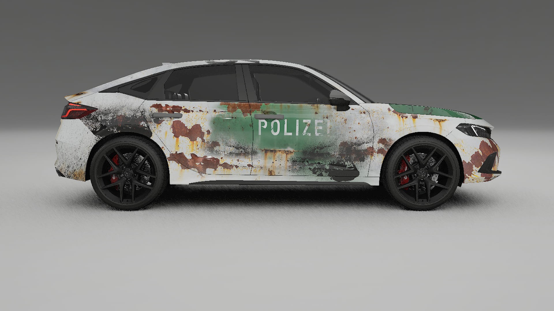 Honda Civic hatchback COBRA 11 – Designový Wrap PPF Fólie na auto - tisknutelný polyuretan