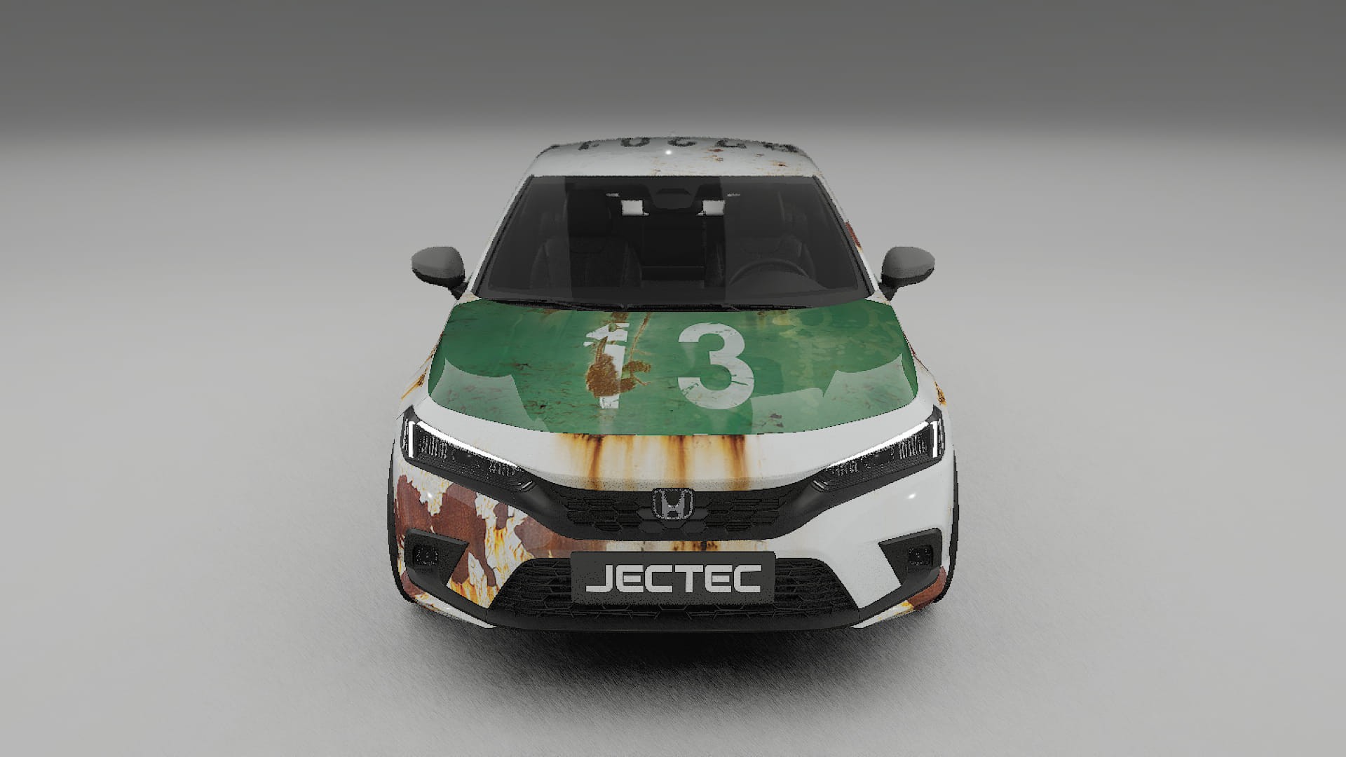 Honda Civic hatchback COBRA 11 – Designový Wrap PPF Fólie na auto - tisknutelný polyuretan