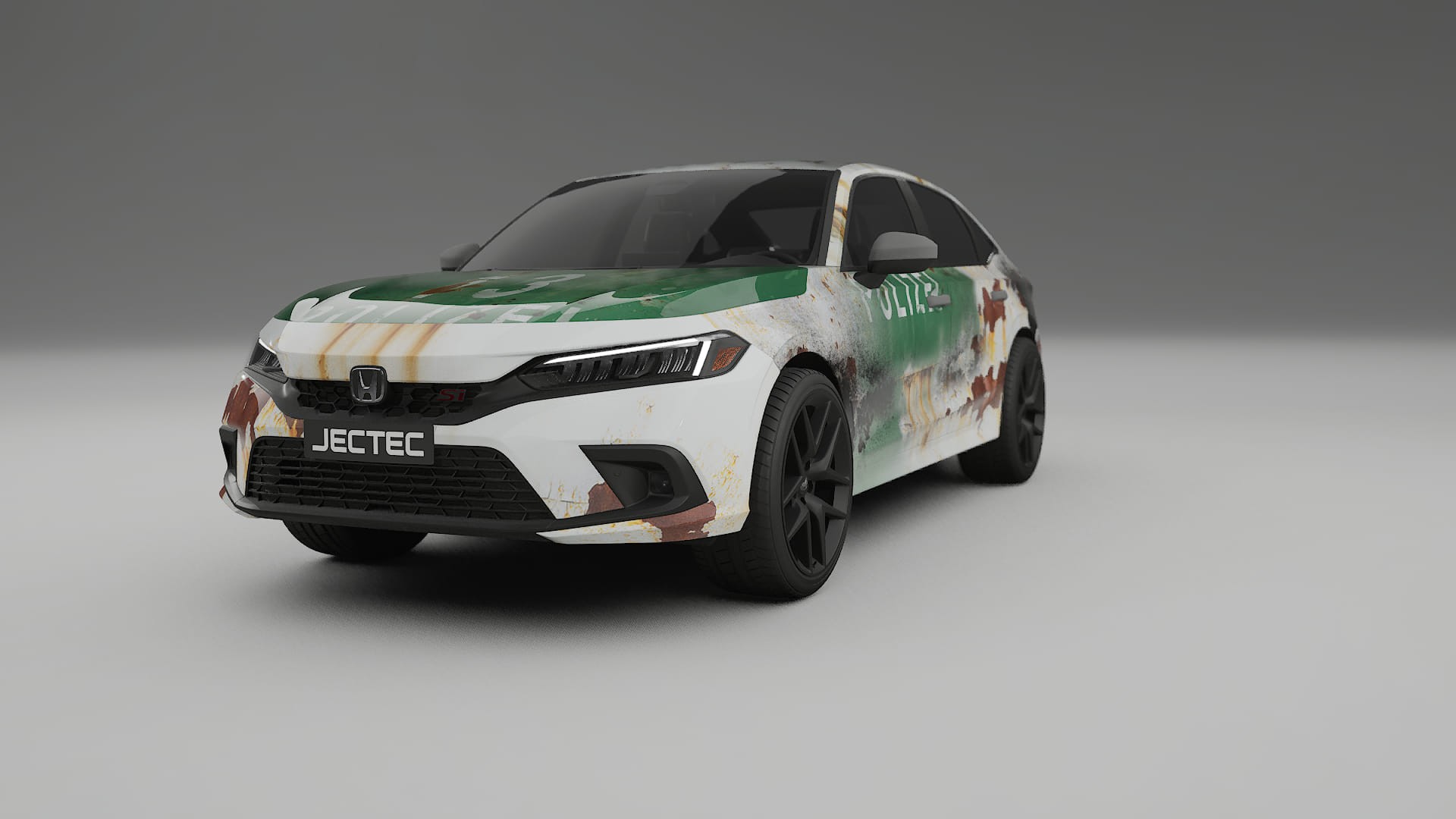 Honda Civic Si COBRA 11 – Designový Wrap PPF Fólie na auto - tisknutelný polyuretan