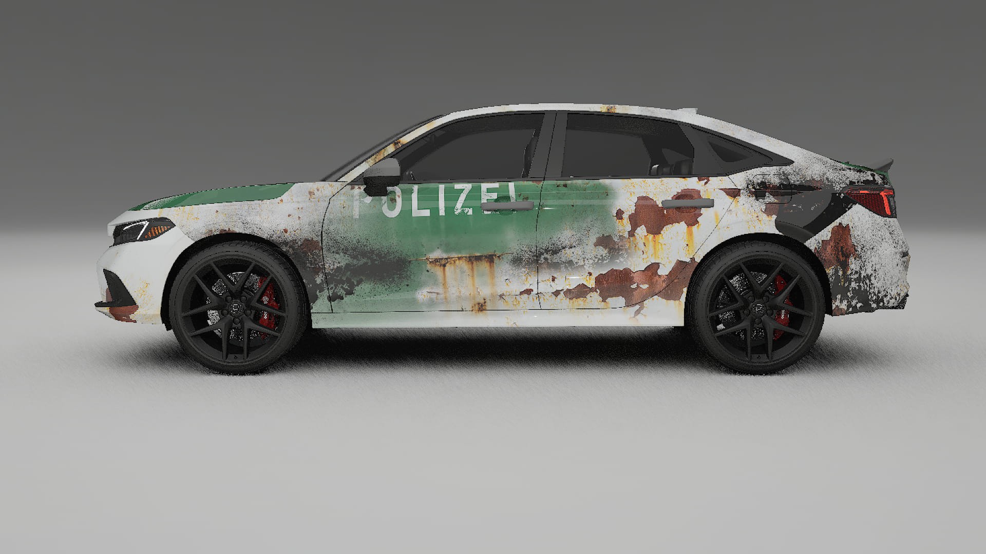 Honda Civic Si COBRA 11 – Designový Wrap PPF Fólie na auto - tisknutelný polyuretan